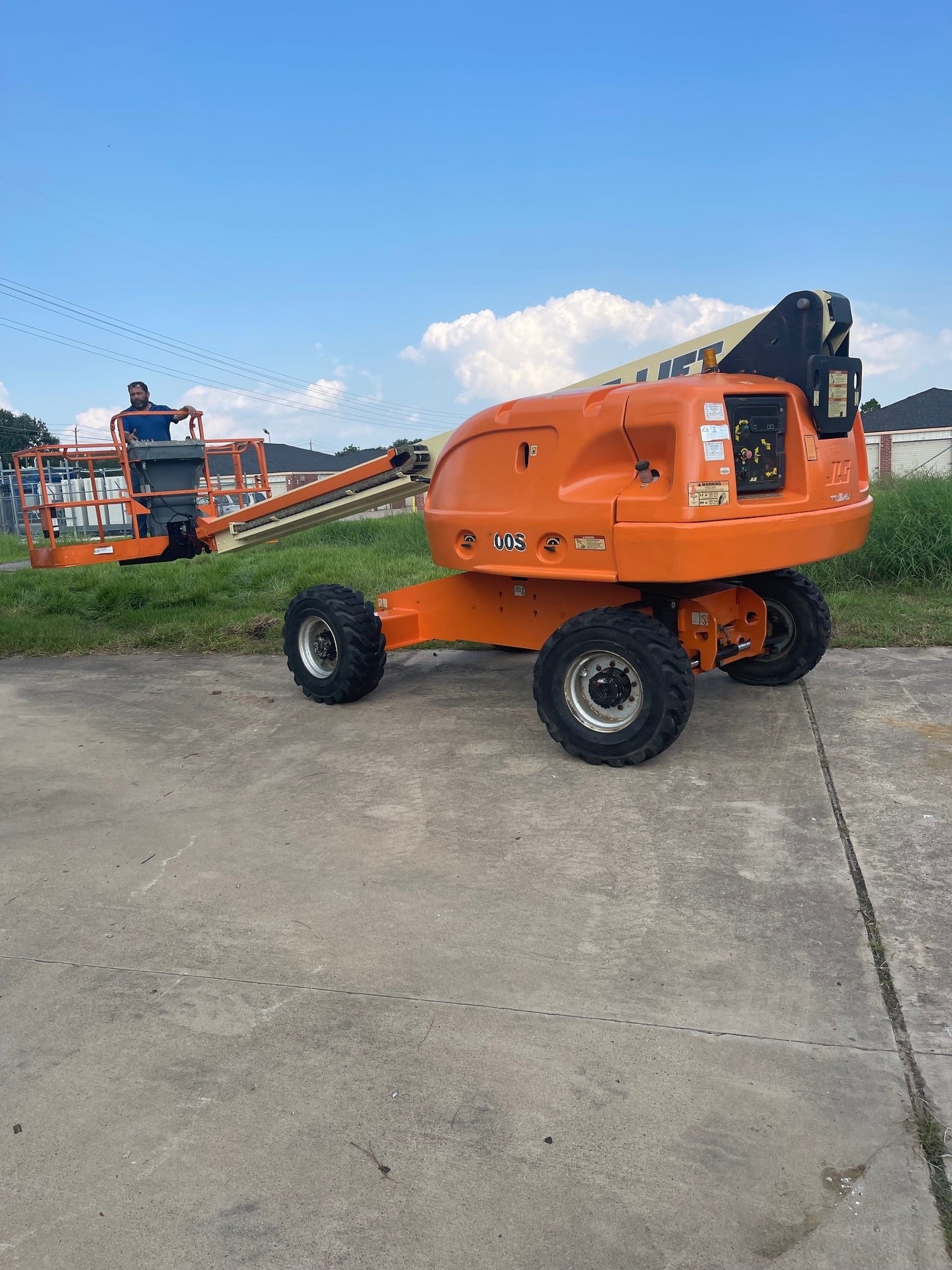 JLG 400S Telescopic Boom Lift, 2014, 4 Wheel Drive - Image 4
