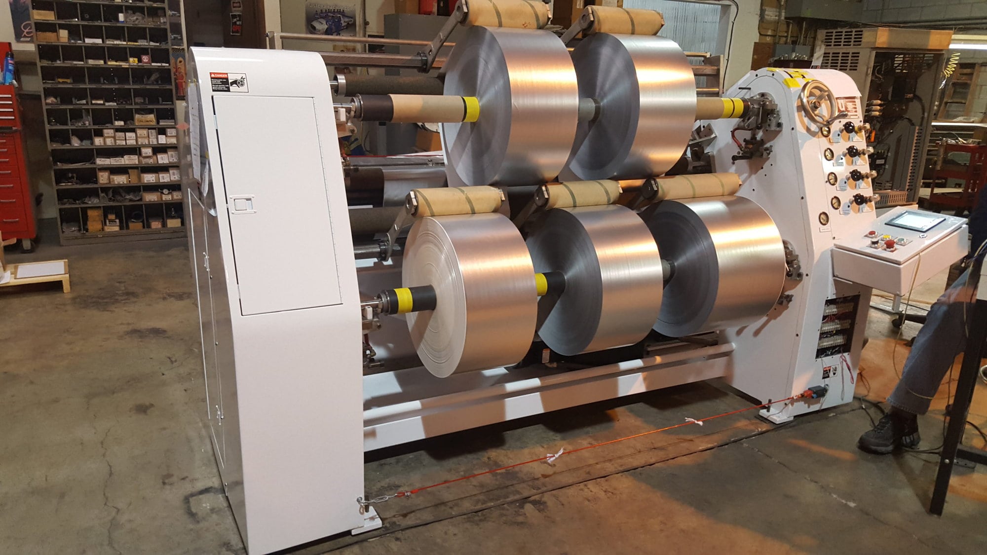 62" Dusenbery 635BL Slitter/Rewinding Machine, 2019