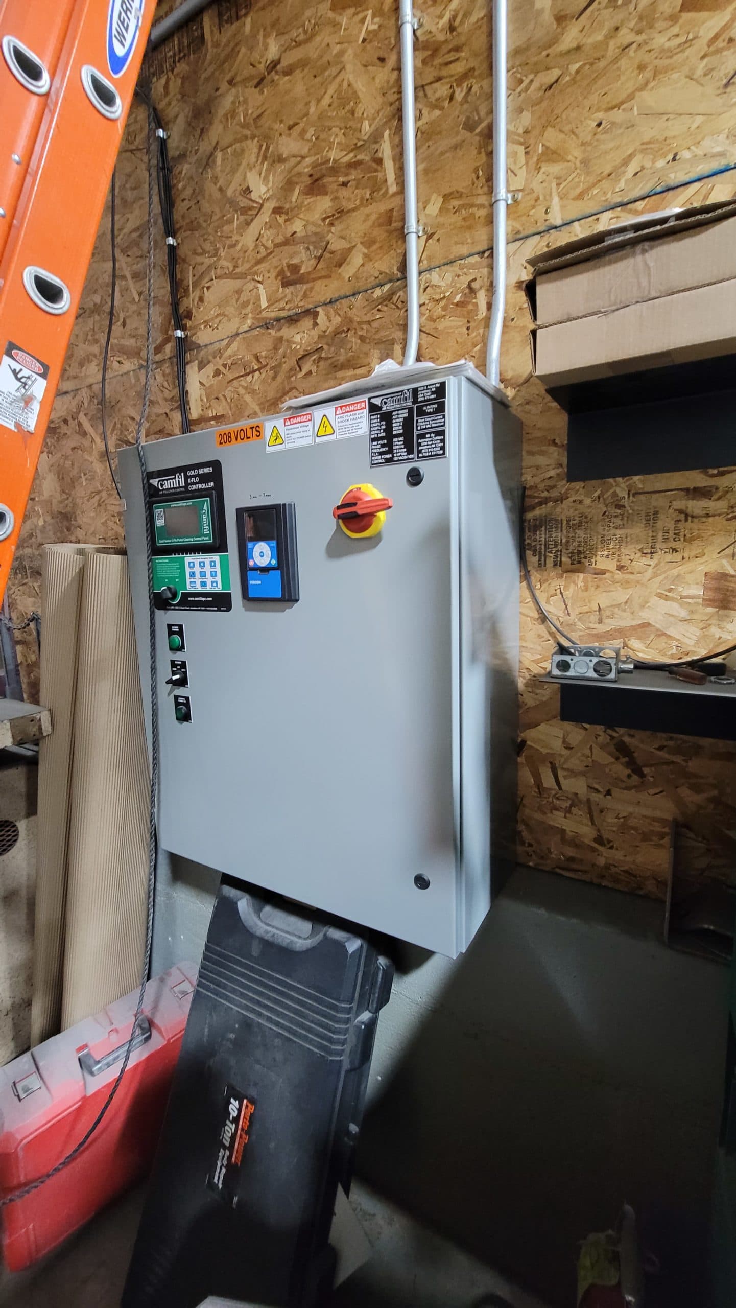 3,000 CFM Camfil GSX4 Dust Collector, 2020- Spark Baffle, VFD, Explosion Isolation Valve and Vents - Image 3