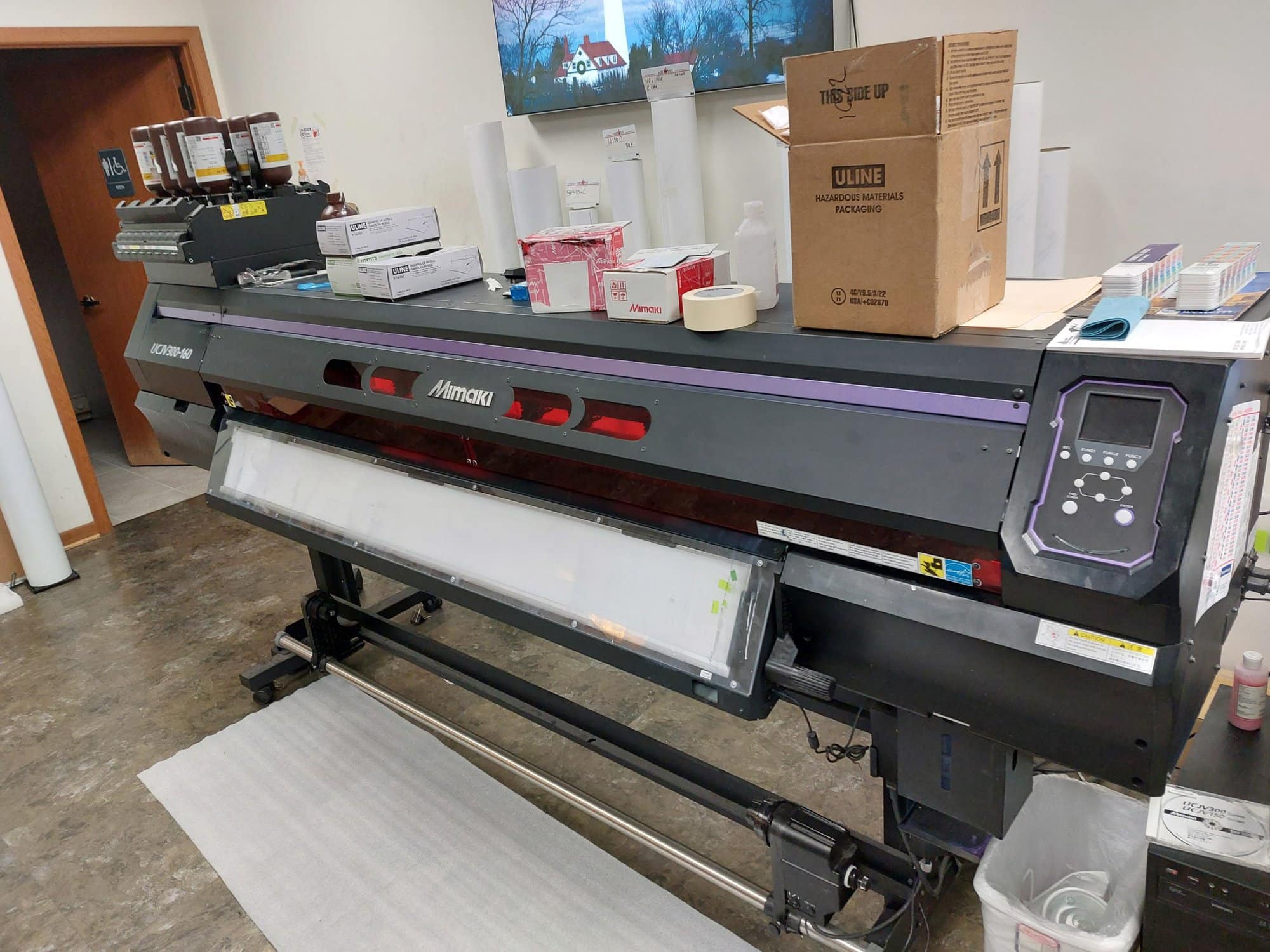 Mimaki UCJV300-160 UV LED Printer/Cutter, 2018