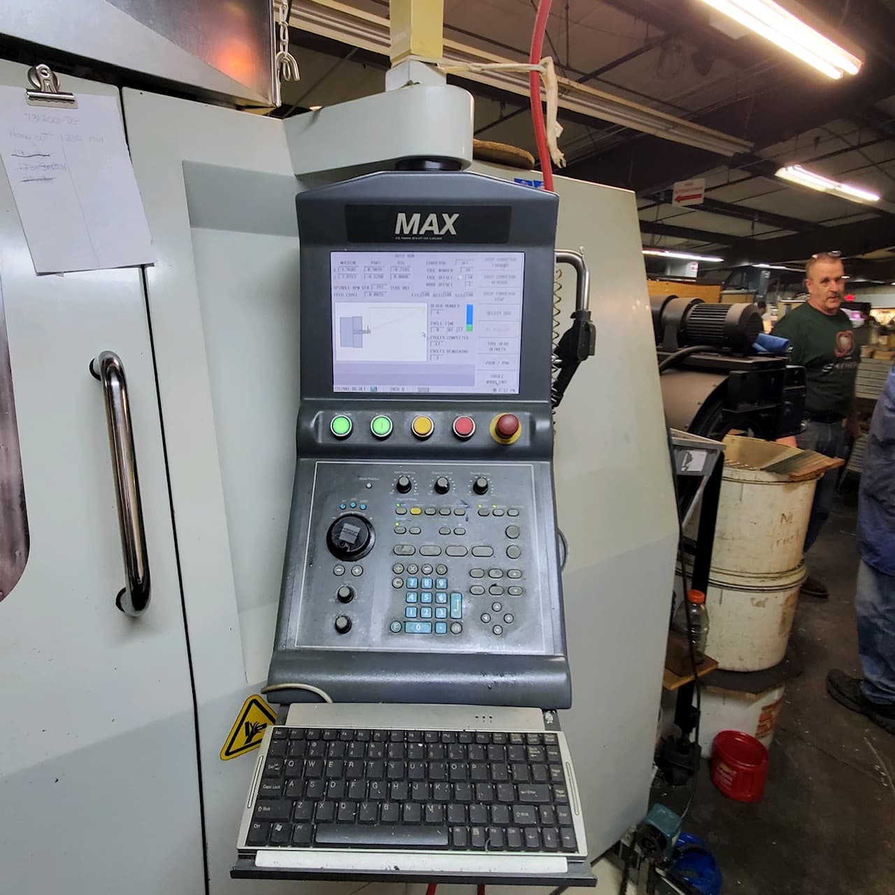 Hurco TM8 CNC Lathe, 2006 - WinMax Control, Chip Conveyor - Image 4