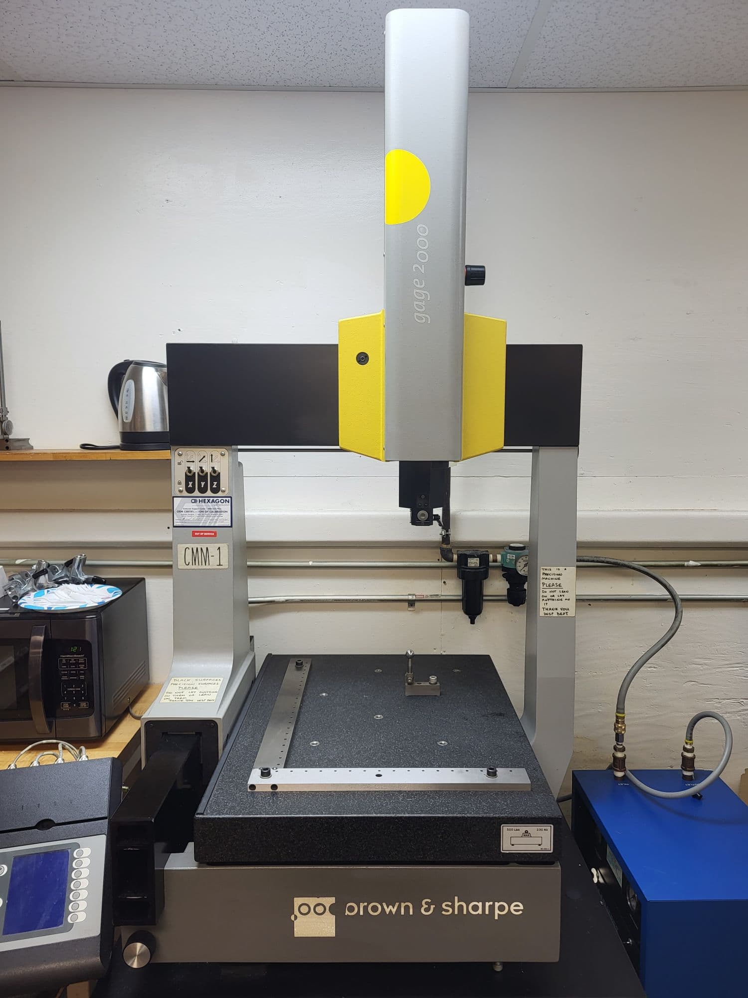 Brown & Sharpe Gage 2000 CMM, 2000 - Renishaw Probe
