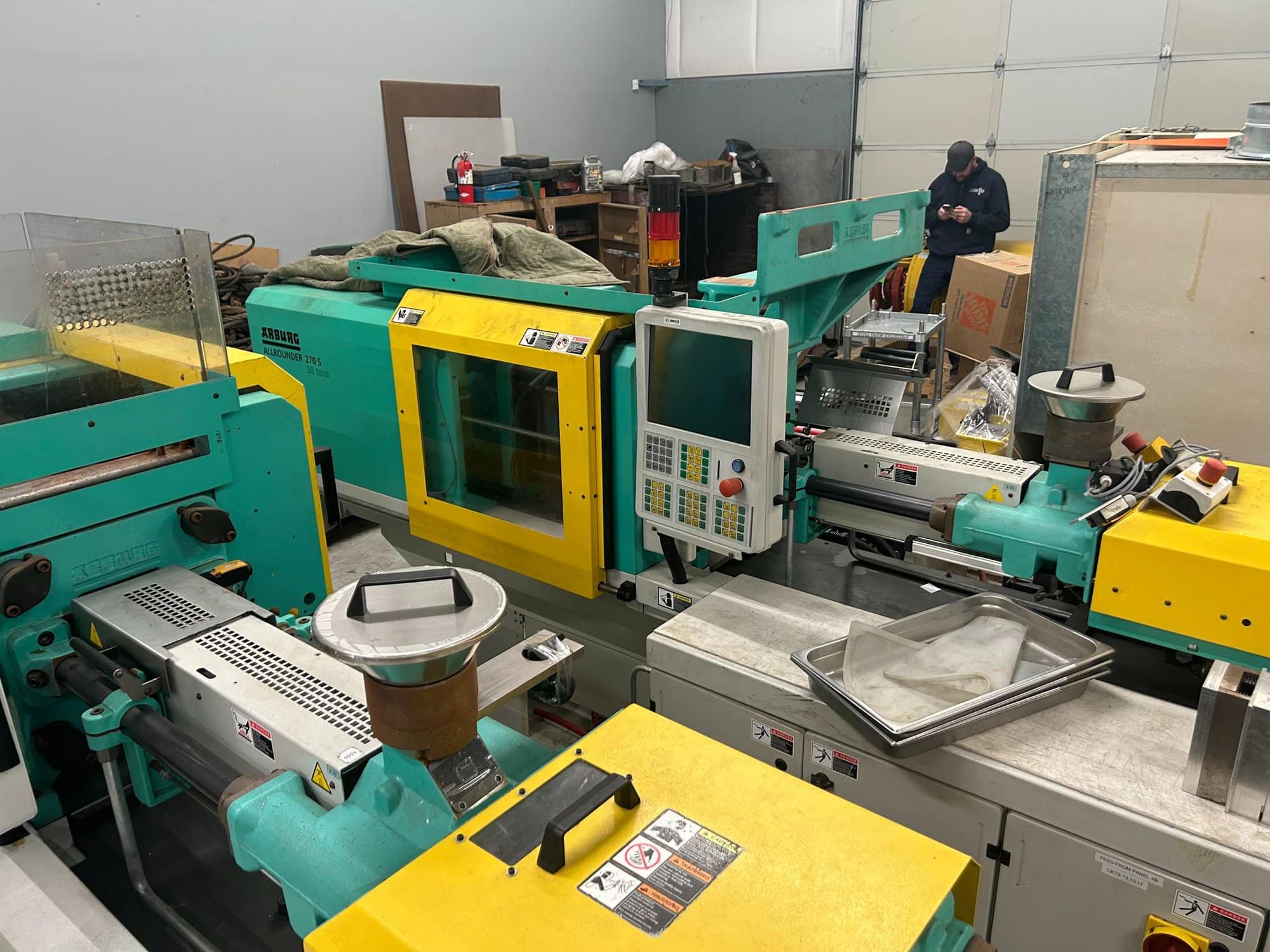 38 Ton 2.7 OZ Arburg Allrounder 270 S 350-170 Hydraulic Injection Molding Machine, 2008 - Image 3