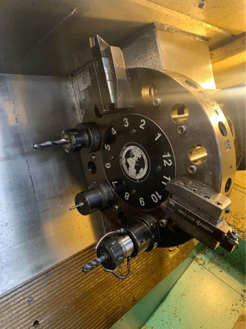 Clausing Storm A50 CNC Lathe, 1999 - Fanuc-21i Control - Image 7