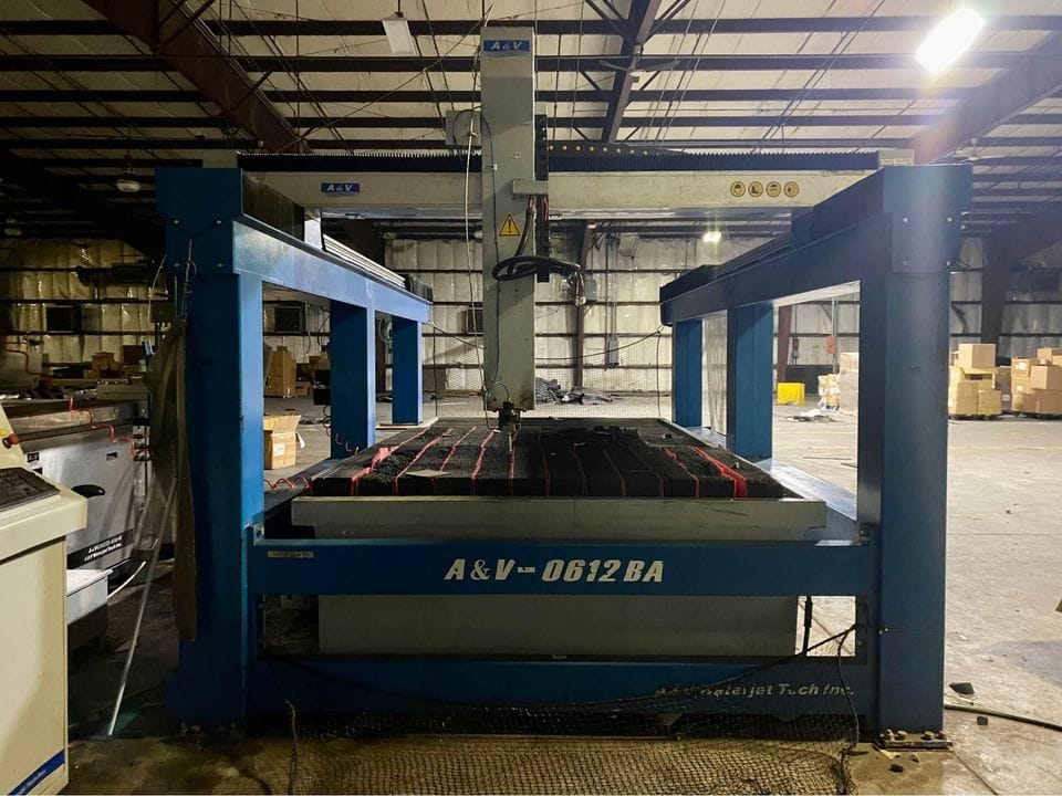 6'x12' A&V 0612 BA Waterjet, 2020 - 55,000 PSI - Image 4