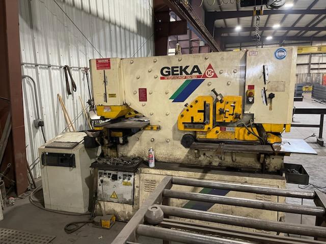 110 Ton Geka Hydracrop 110SD Ironworker, 2008 - Available Immediately