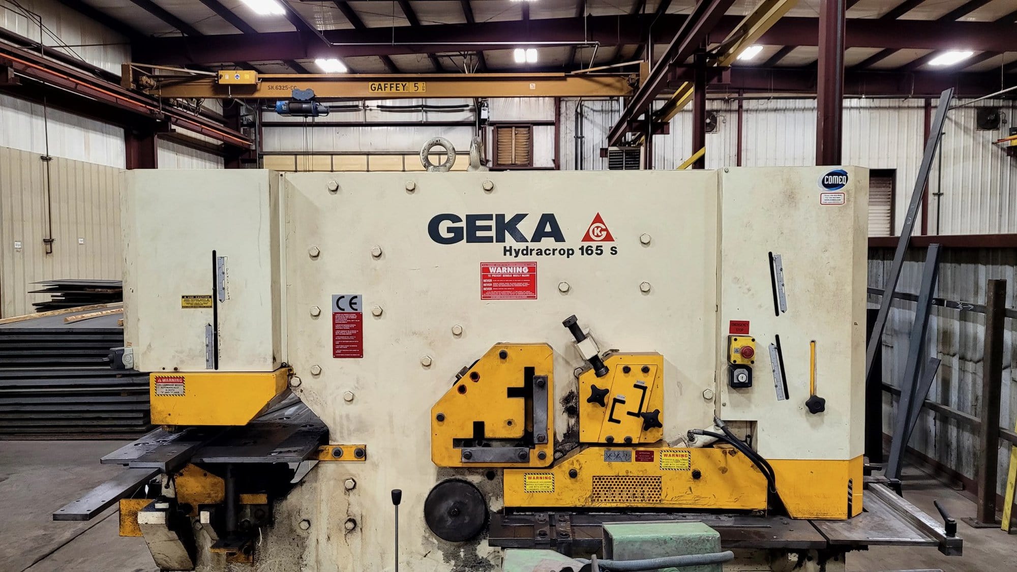 165 Ton Geka Hydracrop 165S Ironworker, 2014 - Available Immediately!