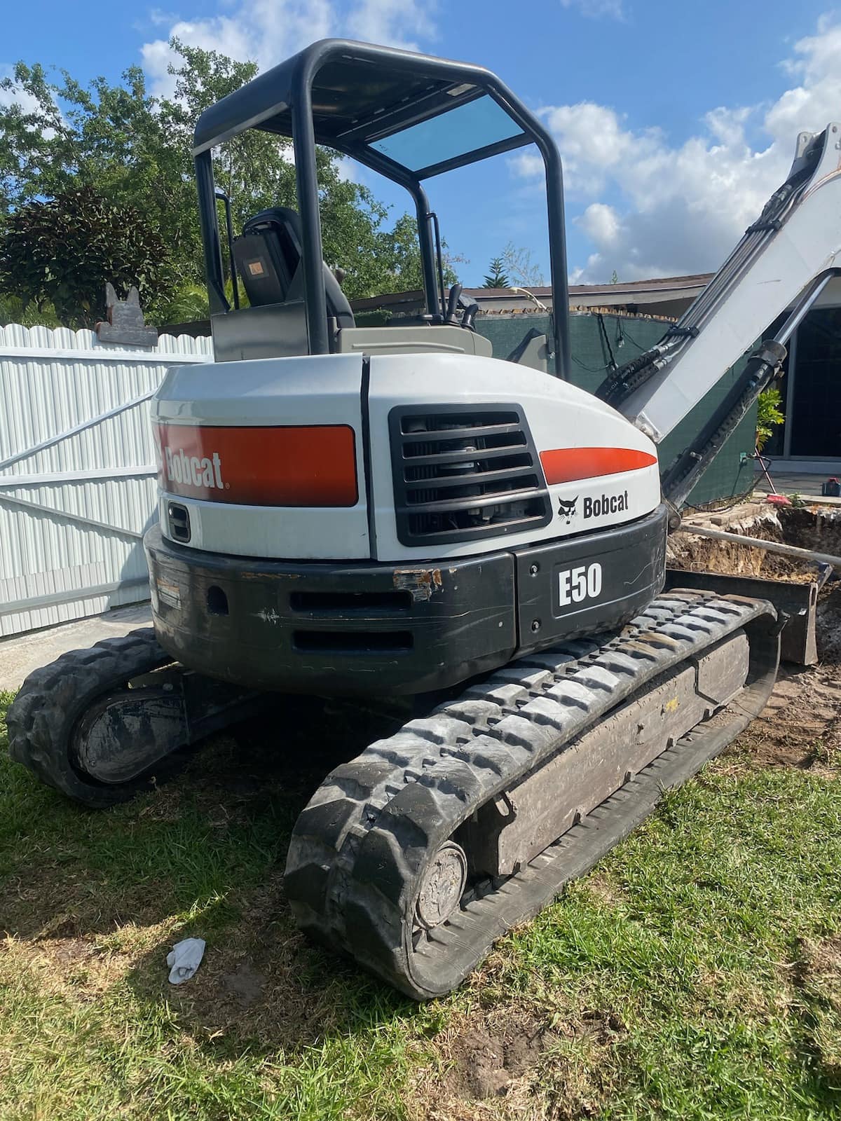 Bobcat E50 Compact Excavator, 2019 - ~900 Hours - Image 5