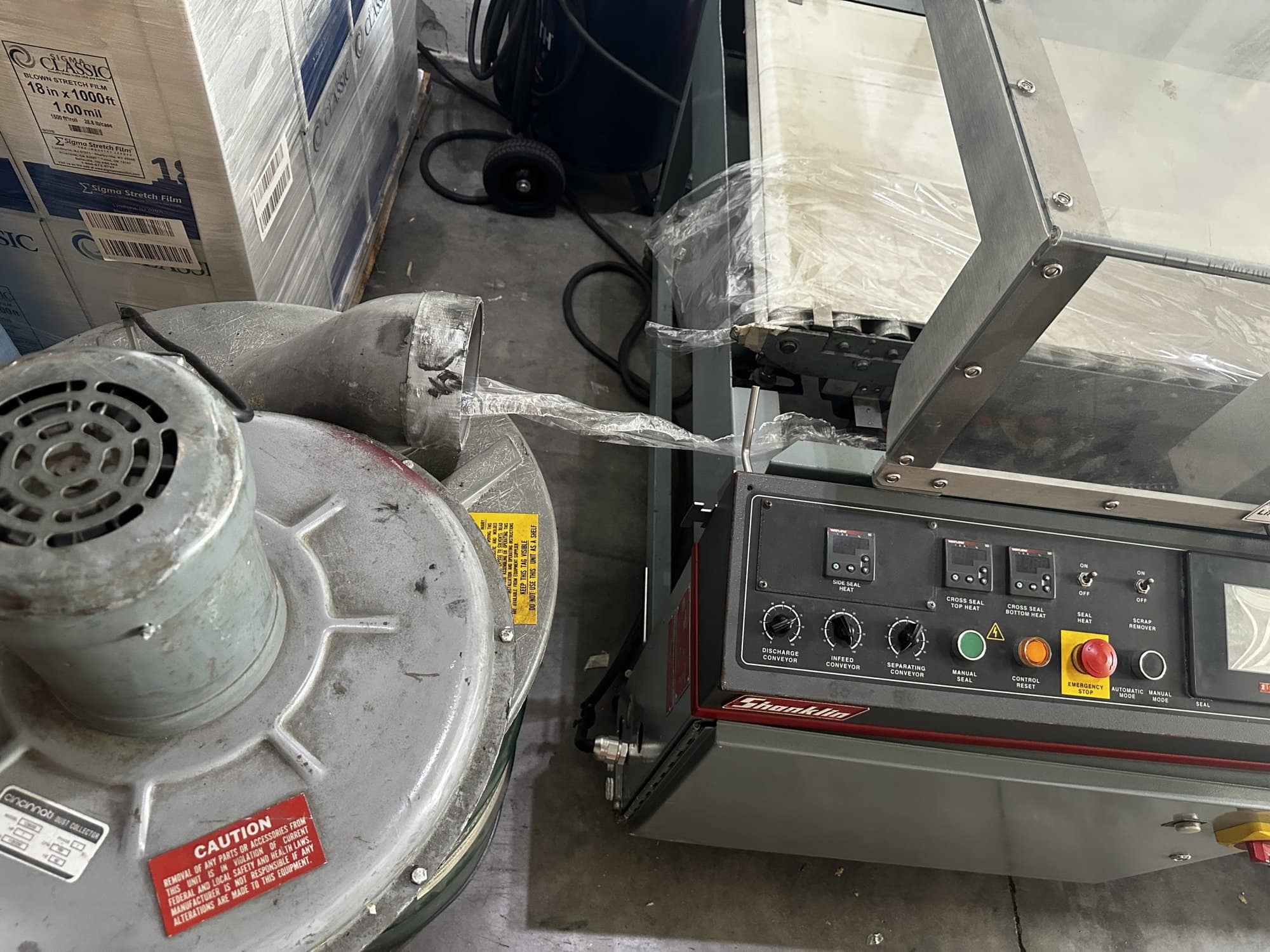 Shanklin CF3 Automatic Sealer & Packager, 2004 - HMI, Upgraded PLC, Video Available - Image 5
