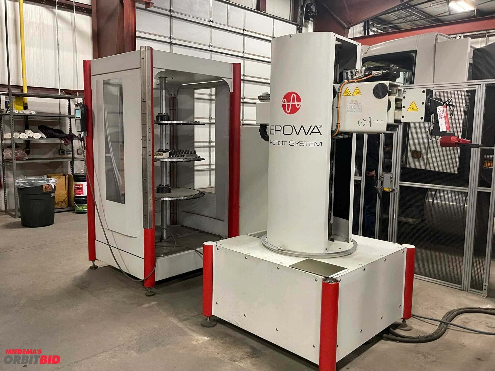 Erowa ERS ER-030000 Robot System, 2004- 3 Tray Carousel, 90 Tool Positions - Image 4