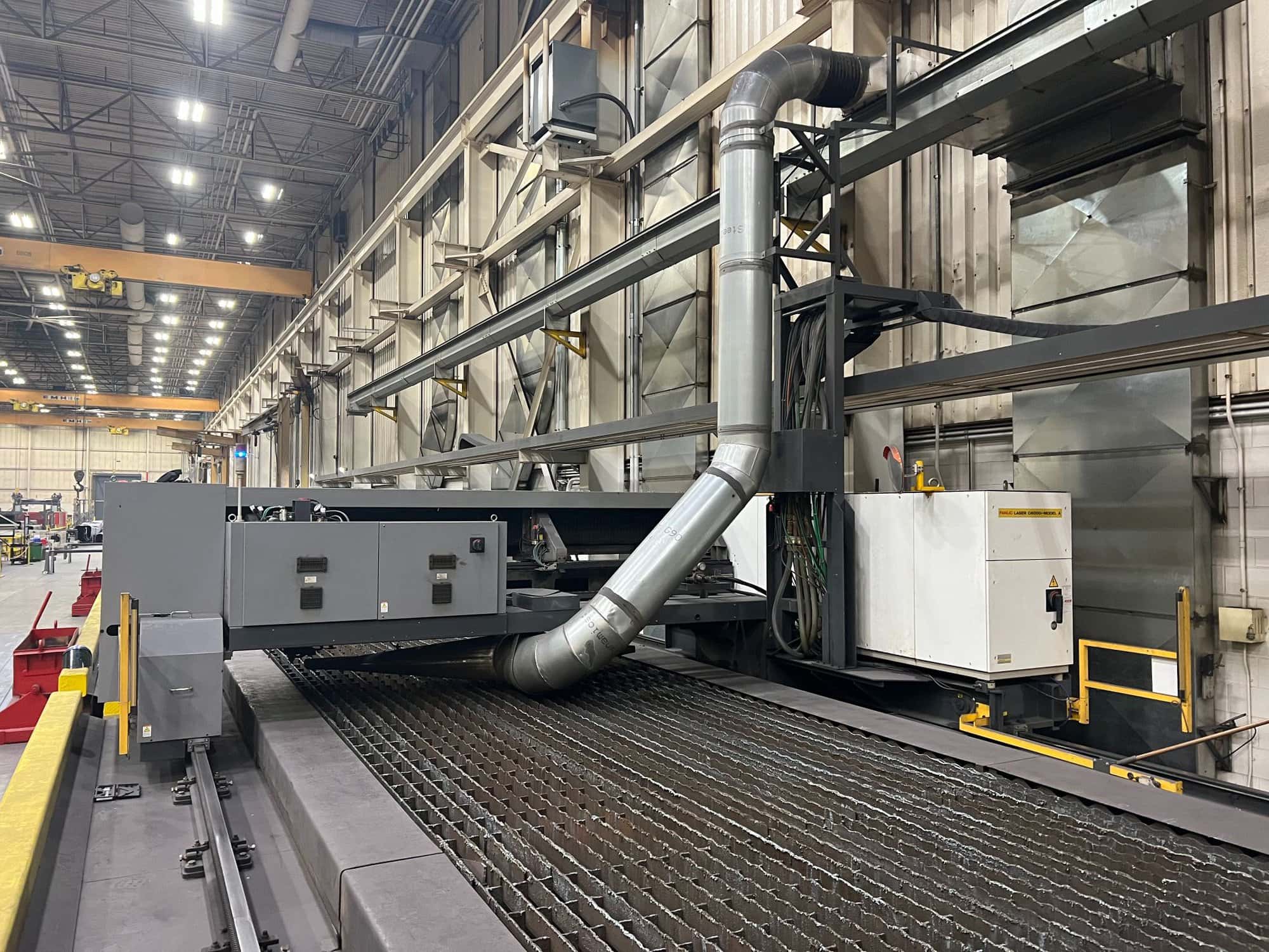 6000 Watt Tanaka LMX VII-TF6000 CO2 Laser, 2008 - 13' x 84' - Image 5