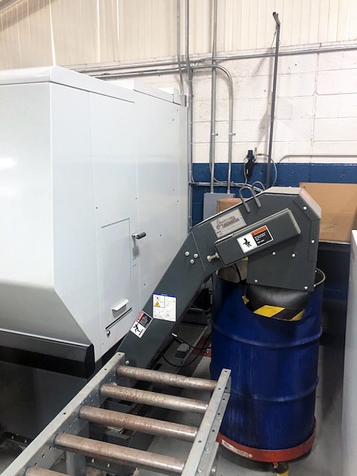 Haas ST-35Y CNC Lathe, 2018- Live Tool, Tailstock, Y-Axis, Presetter, Conveyor, Very Light Use - Image 6