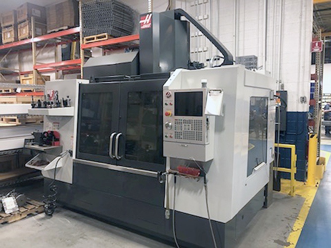 Haas VF-3 4-Axis CNC VMC, 2018 - HRT210 Rotary Table & Chuck, 31 SMTC, WIPS, Chip Auger, Low Hours