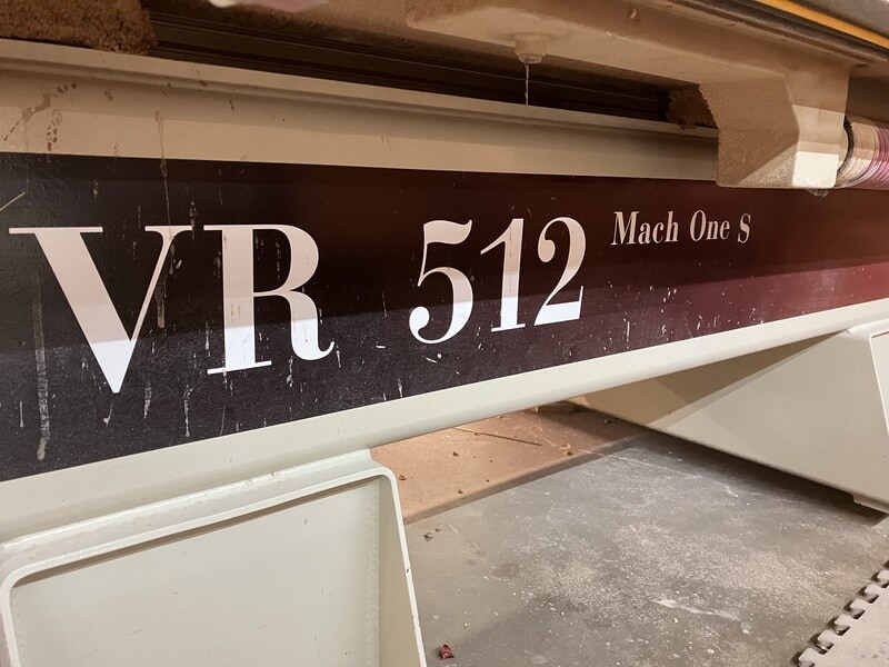 5' x 12' Komo Mach1S VR512 CNC Router, 2002 - Fanuc Control, Vacuum Pump, Tool Changer - Image 5