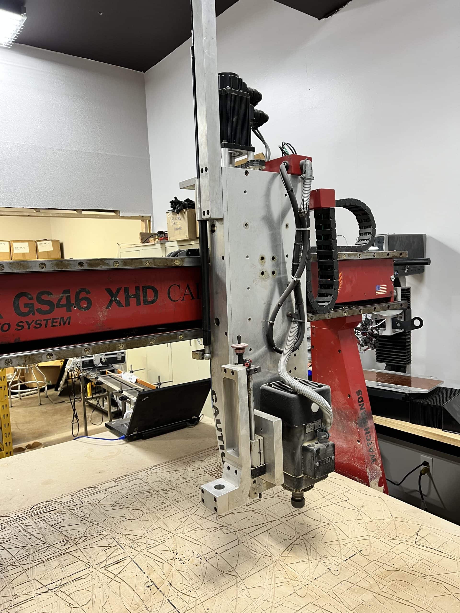 Phoenix GS46 CNC Router, 2004 - Dust Collector, New Drives, Video Available - Image 2
