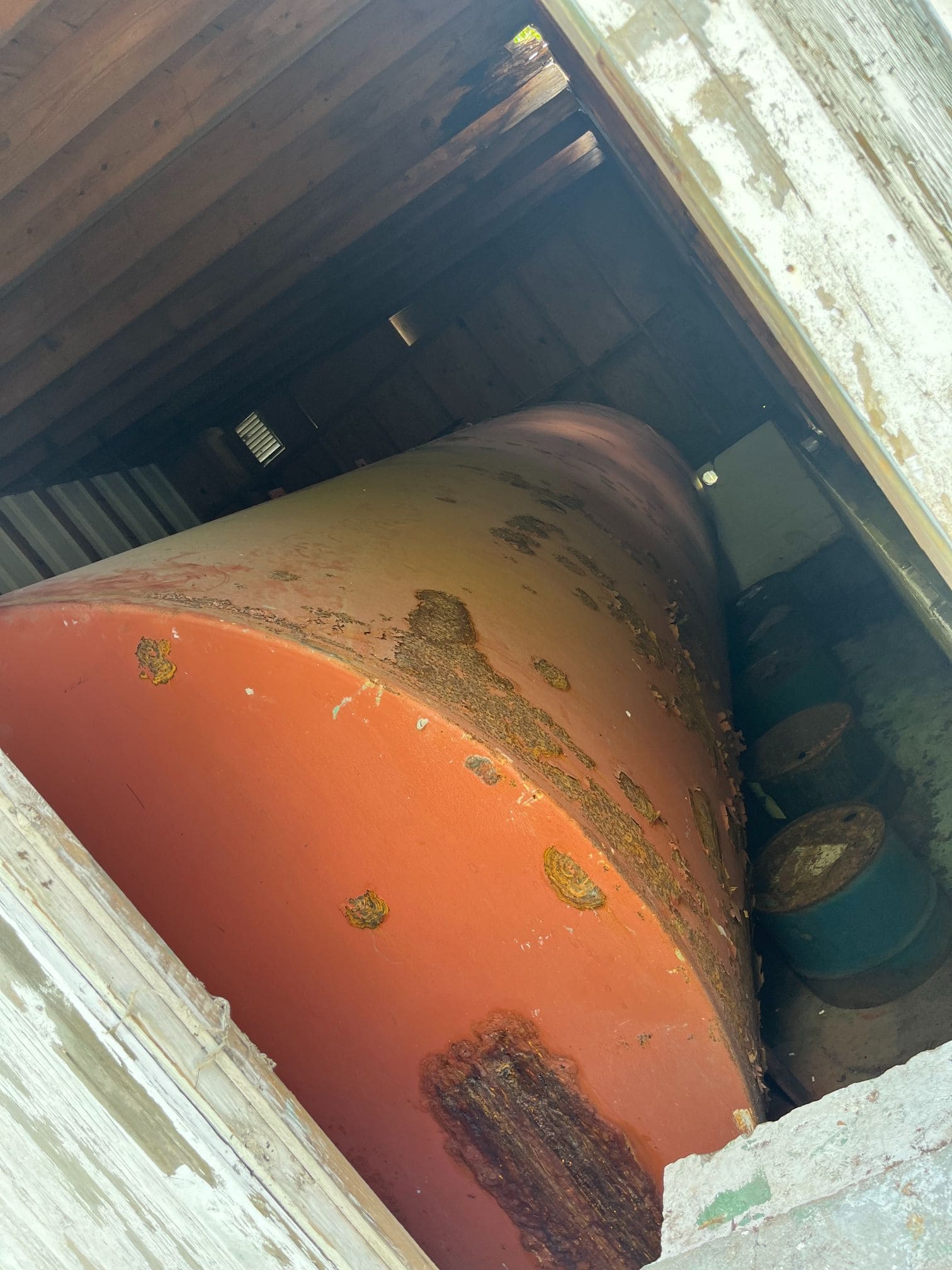 8,800 Gallon Specialty Tank & Equipment Co. Carbon Steel Holding Tank