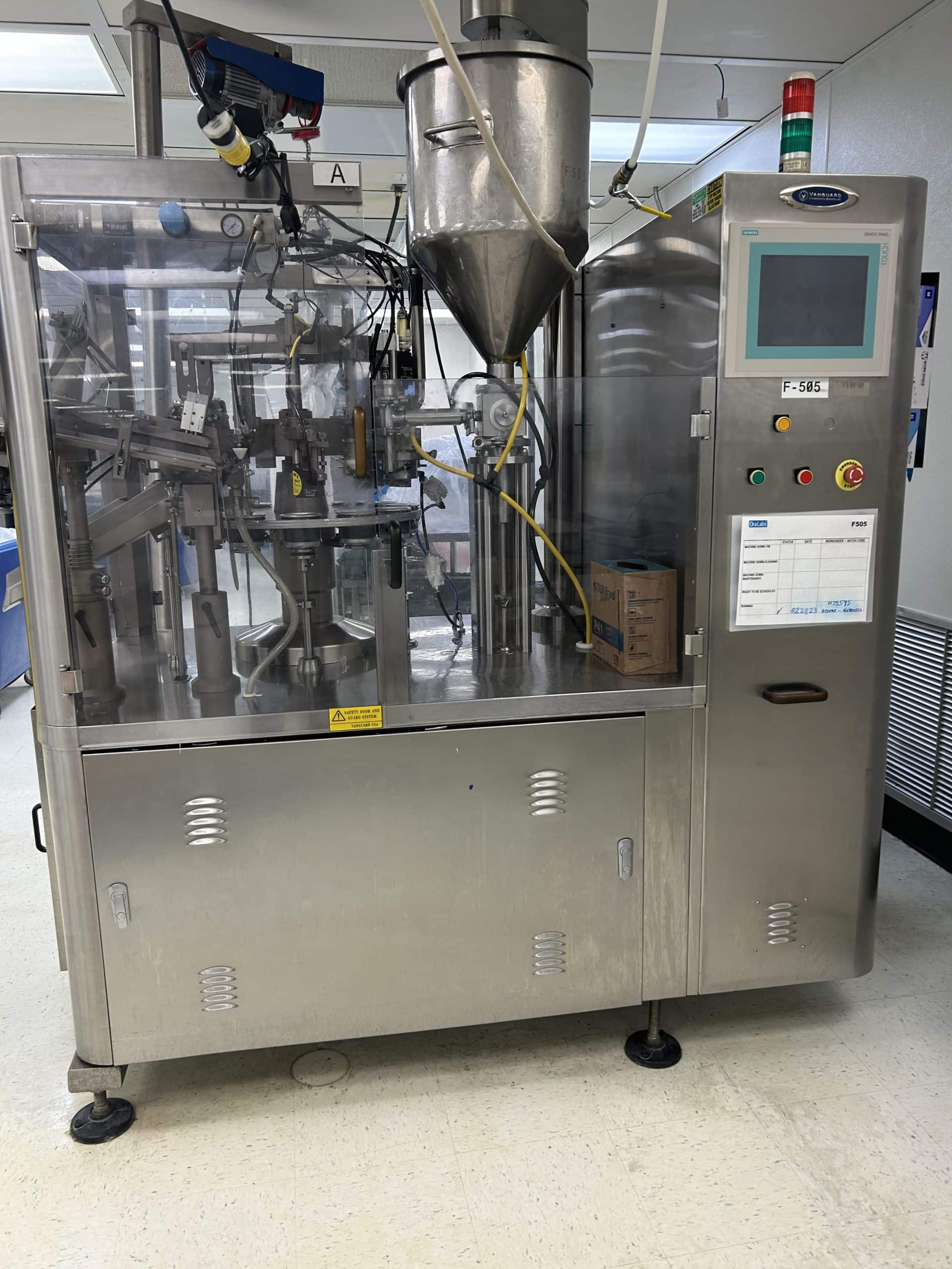 Vanguard VF-100PIII Tube Filler, 2008