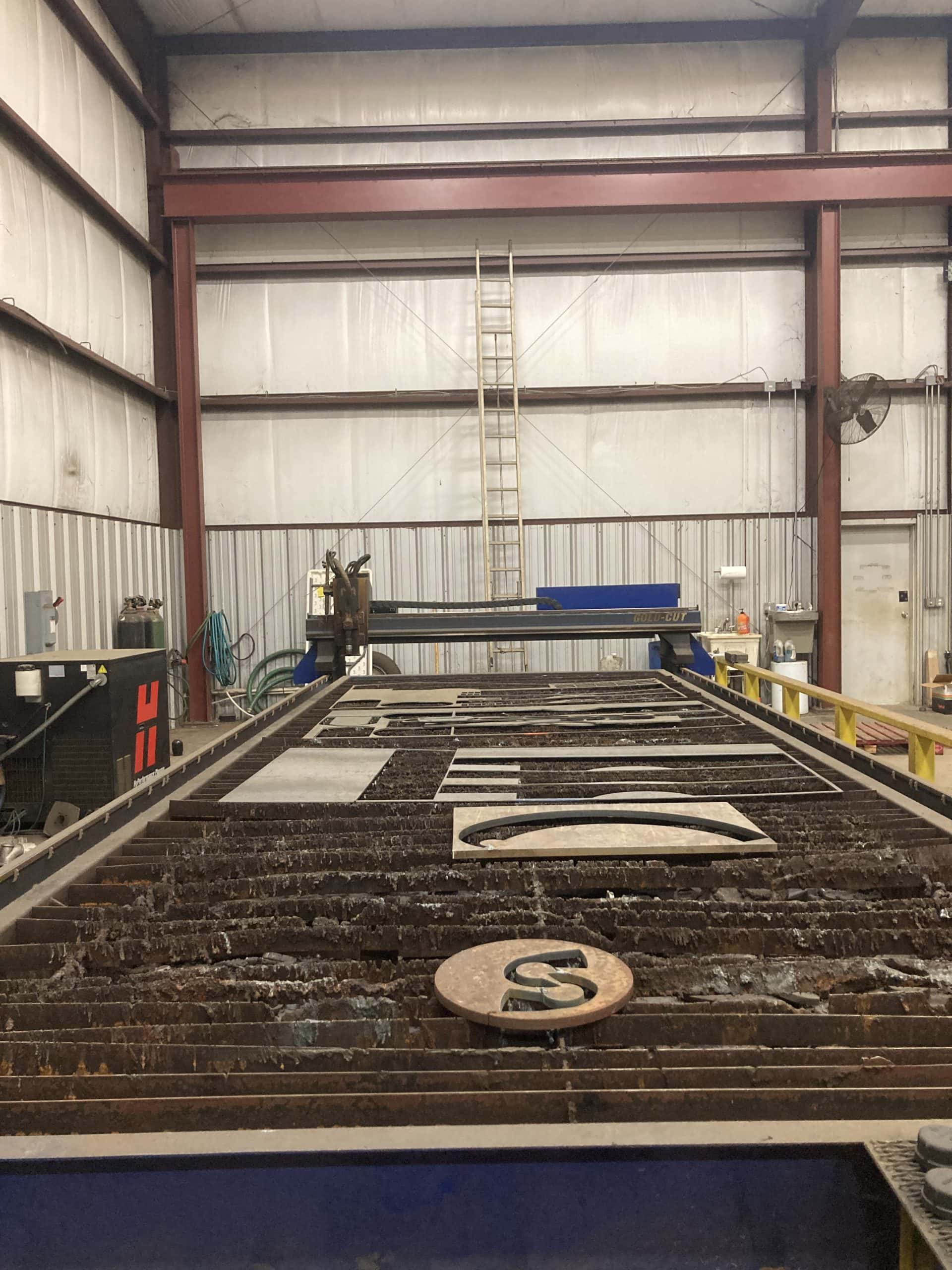 8' x 24' Machitech Gold Cut CNC plasma table, 2017-HPR260 - Image 3