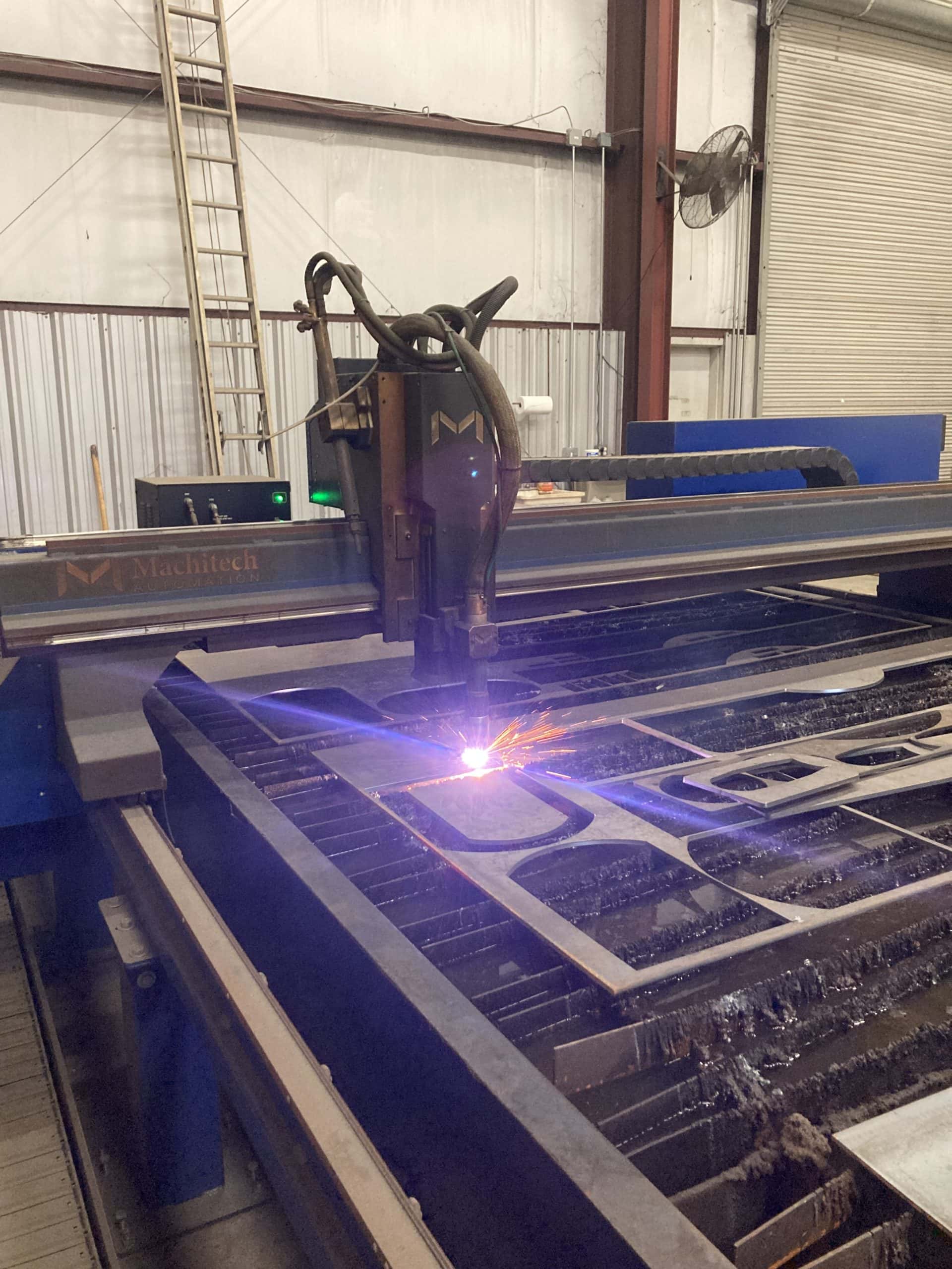 8' x 24' Machitech Gold Cut CNC plasma table, 2017-HPR260 - Image 4