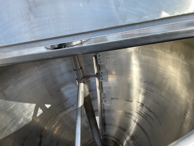 250 Gallon Stainless Steel Jacketed Tank Single Motion Anchor Style Agitator and Scraper, 2016 - Image 4