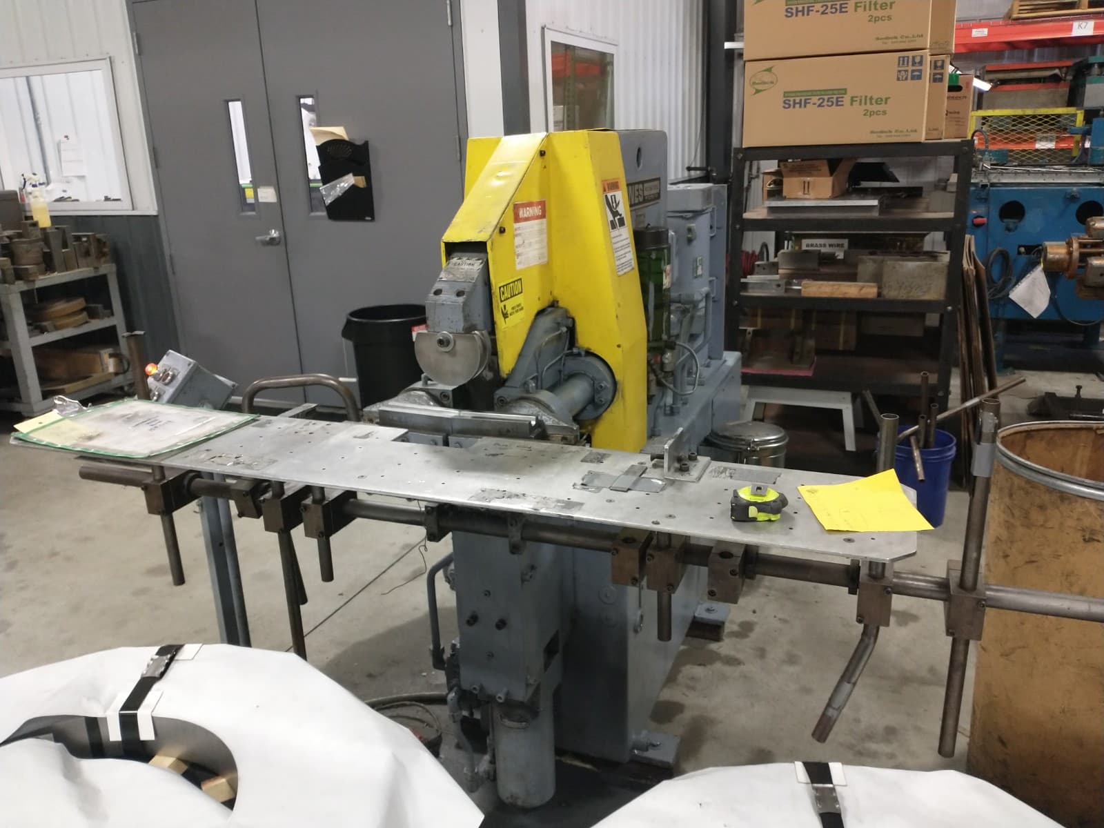 Pines Machine Tool Model 3T Vertical Tube Bending Machine - Image 3