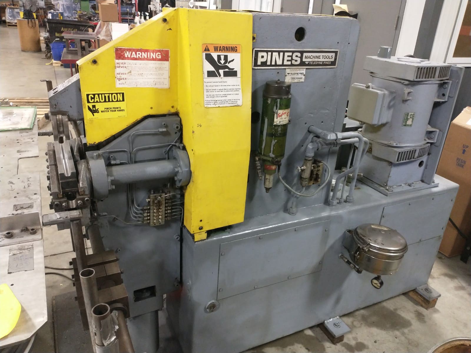 Pines Machine Tool Model 3T Vertical Tube Bending Machine - Image 4
