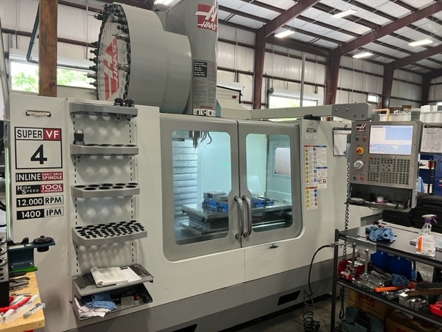 Haas VF-4SS APC VMC, 2008 - Pallet Changer, high speed machining, rigid tap