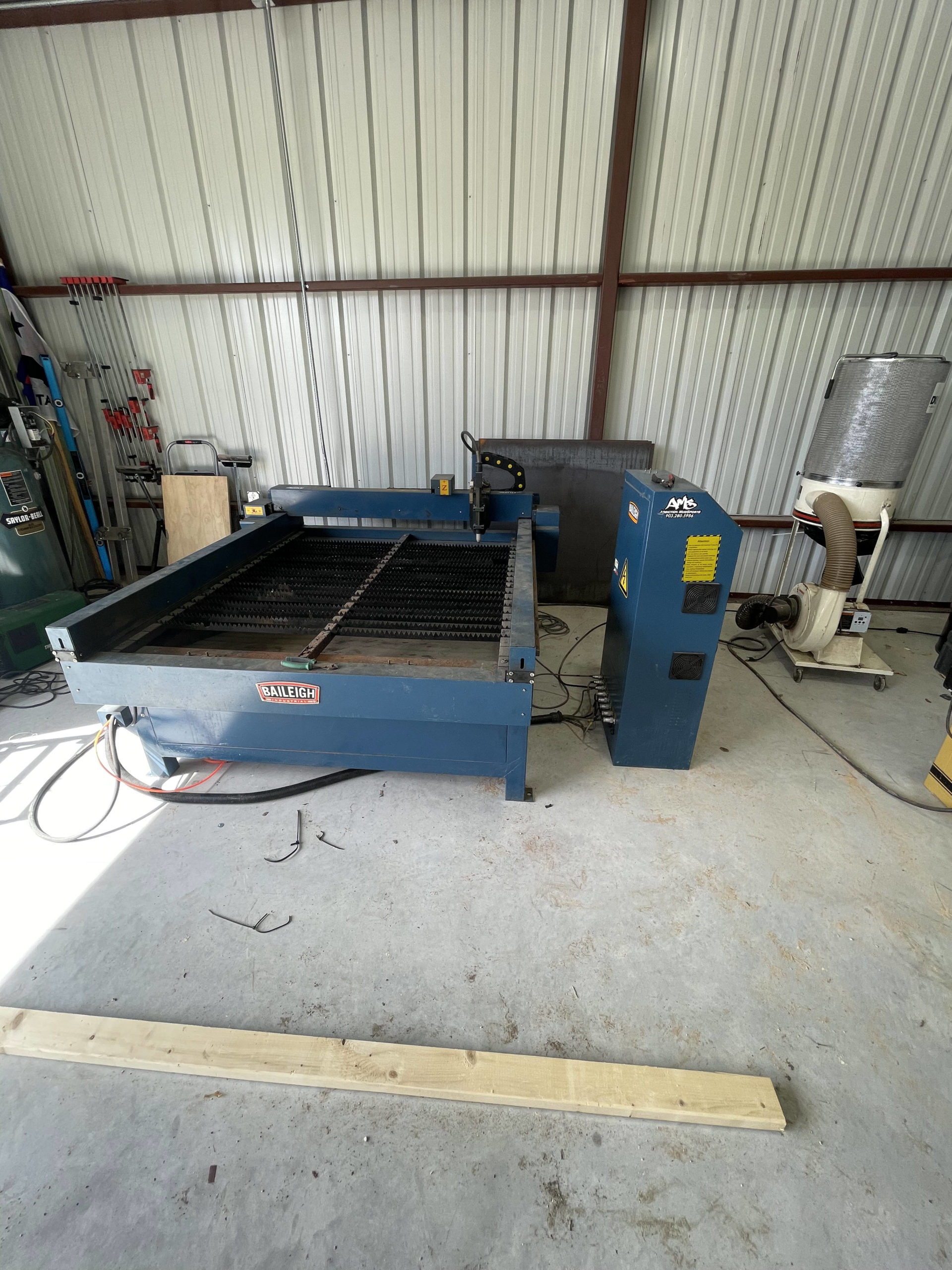 4' x 4' Baileigh PT-44 Plasma, 2016- PT Cutmaster A-80