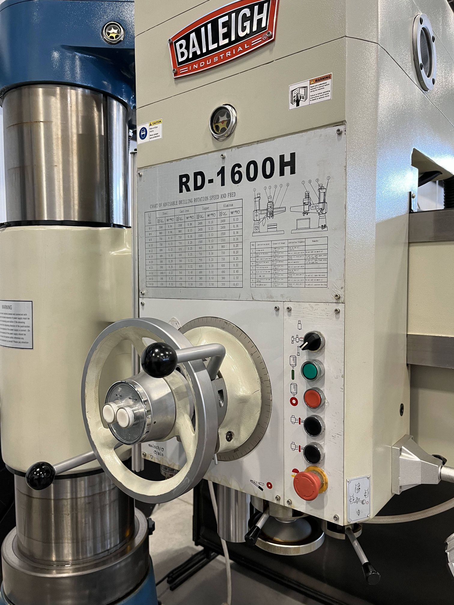 Baileigh RD-1600H Hydraulic Radial Drill Press, 2018 - Image 3
