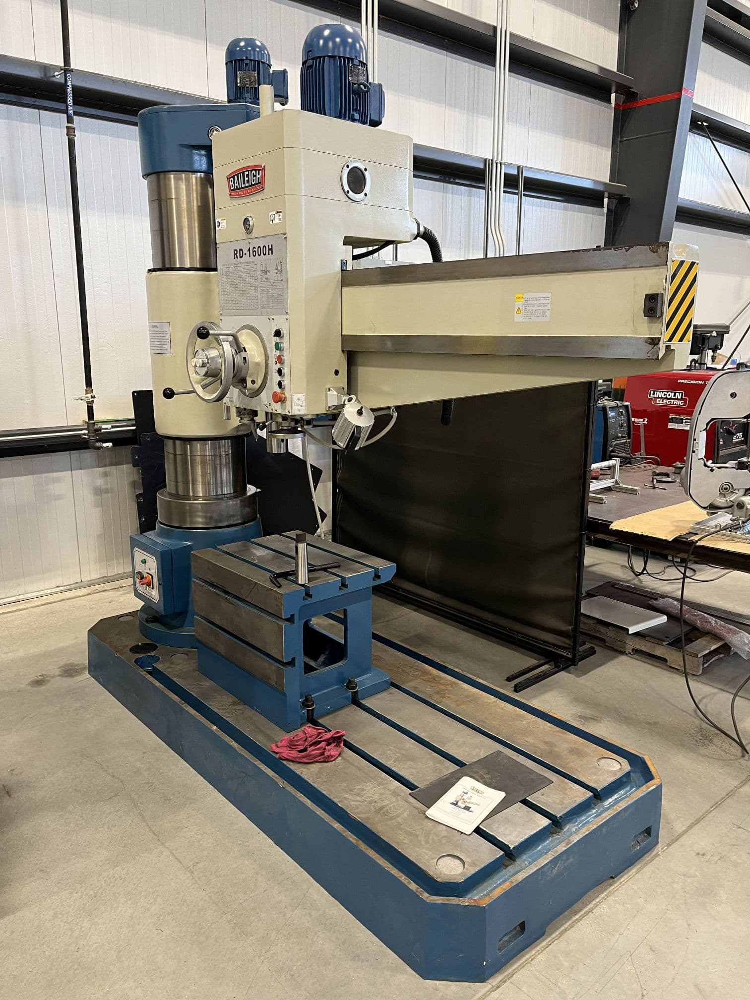 Baileigh RD-1600H Hydraulic Radial Drill Press, 2018