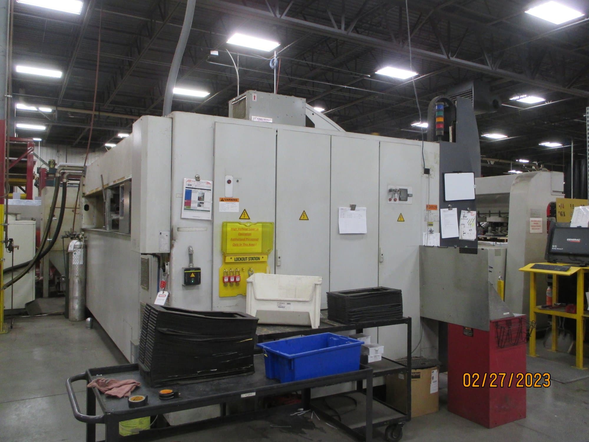 4000 Watt FIRE SALE! Strippit LVD Axel-3015-L CO2 Laser, 2005 - 5' x 10' - Image 5