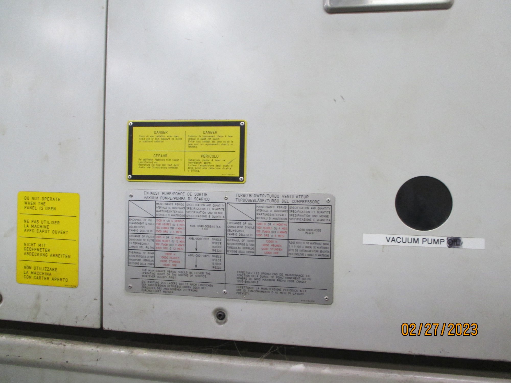 4000 Watt FIRE SALE! Strippit LVD Axel-3015-L CO2 Laser, 2005 - 5' x 10' - Image 9