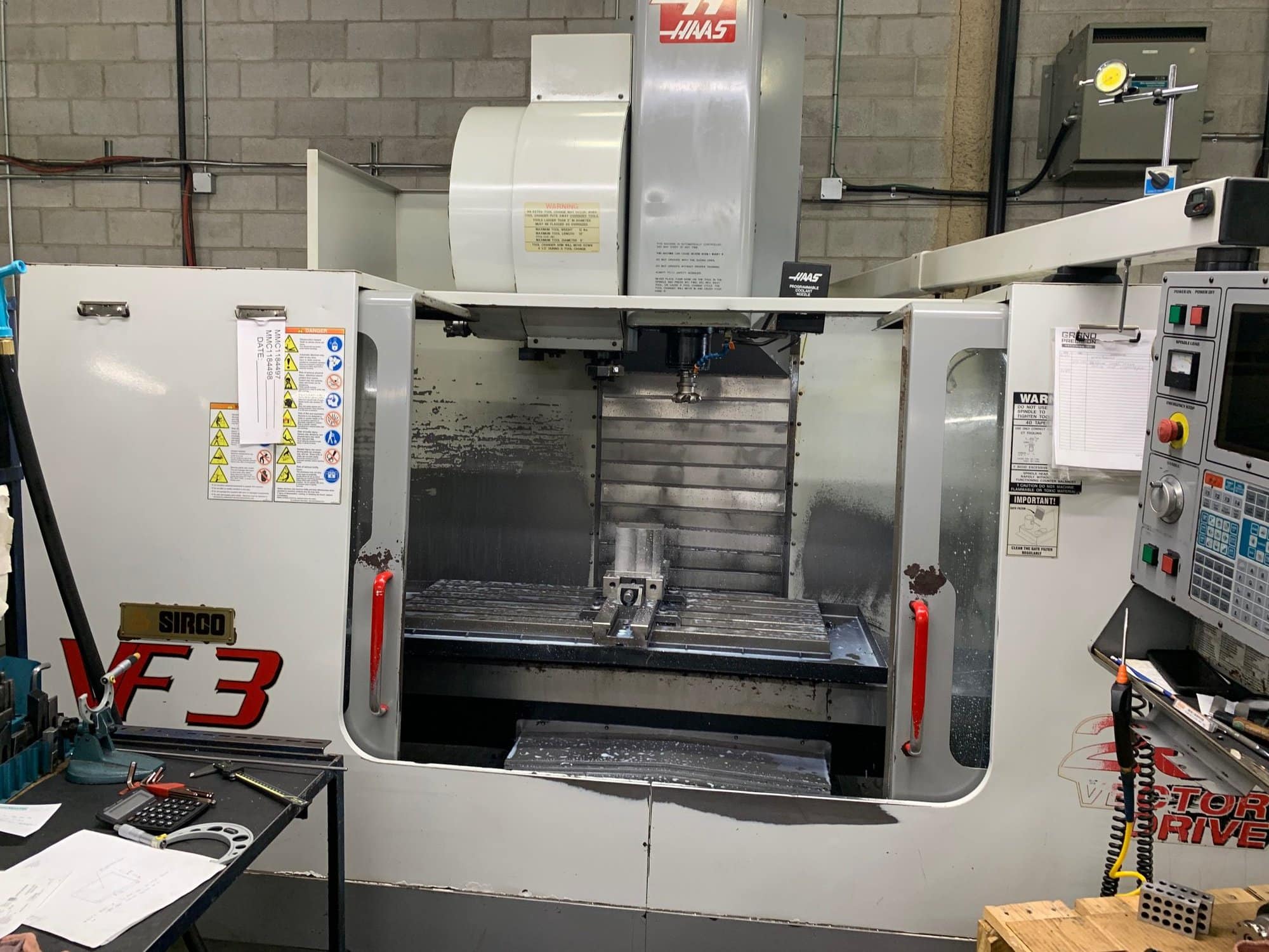 Haas VF-3 VMC, 2000