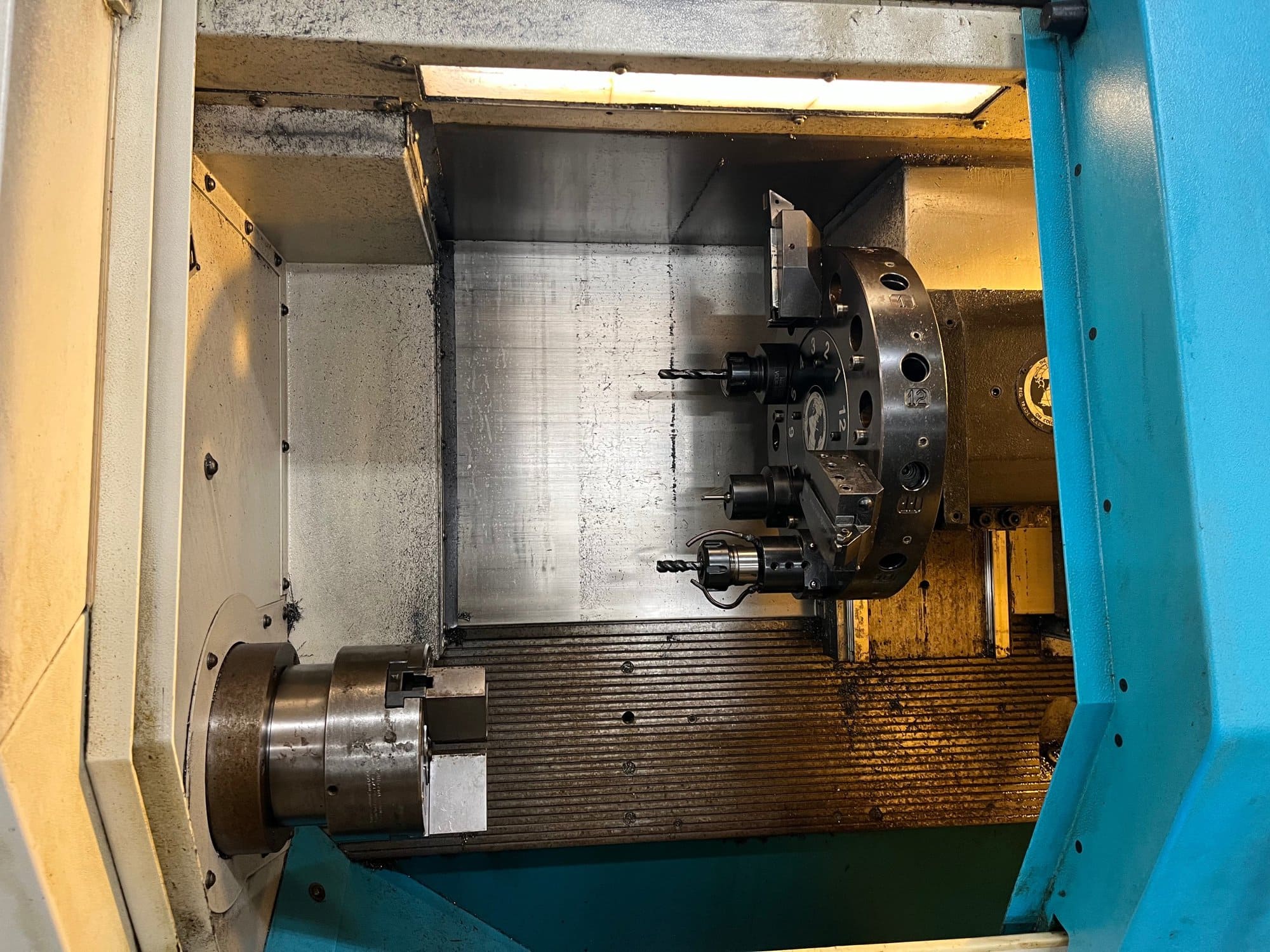 Clausing Storm A50 CNC Lathe, 1999 - Fanuc-21i Control - Image 8