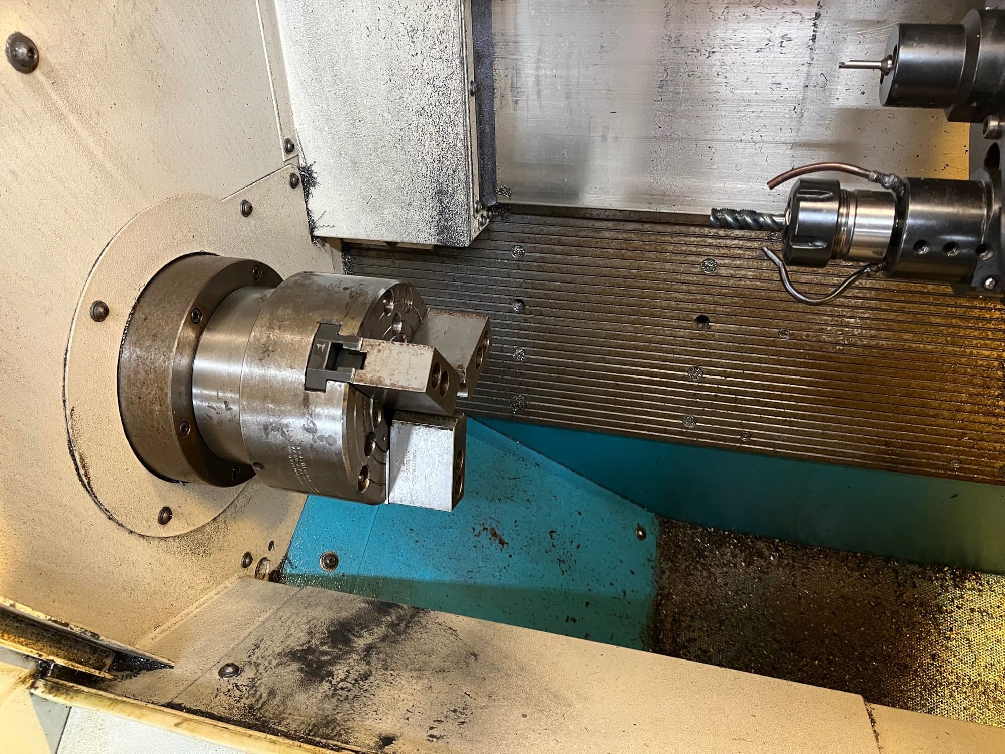 Clausing Storm A50 CNC Lathe, 1999 - Fanuc-21i Control - Image 9
