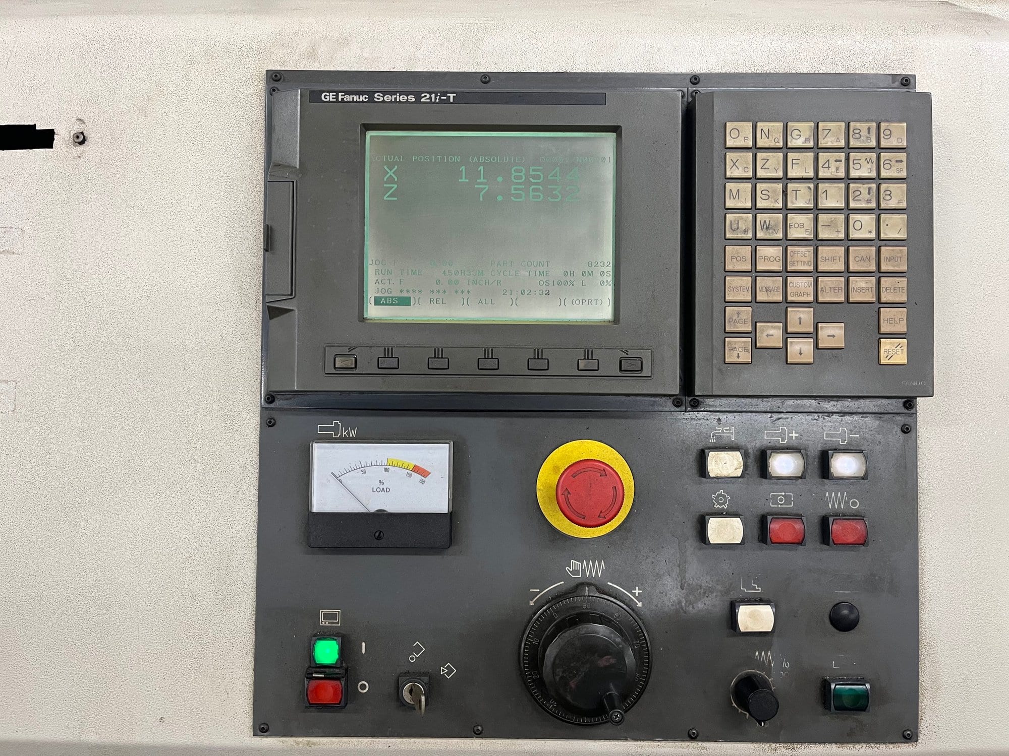Clausing Storm A50 CNC Lathe, 1999 - Fanuc-21i Control - Image 10