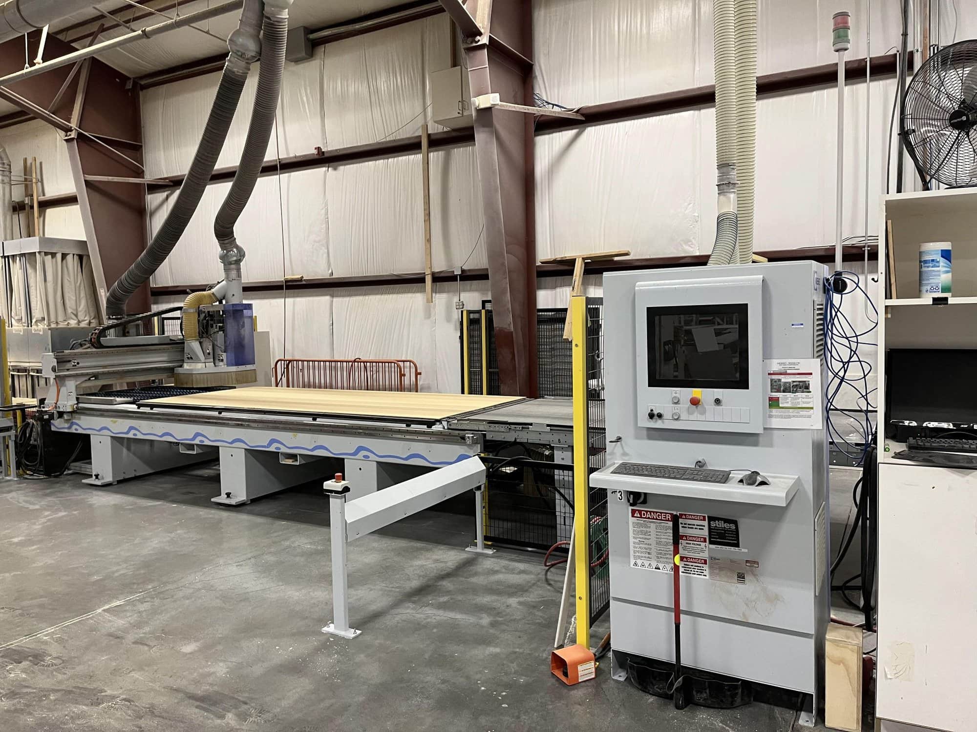 5'x12' Weeke Optimat BHP008 Vantech512 CNC Router, 2014 - Available Immediately, Load/Unload, Vacuum Pump - Image 9