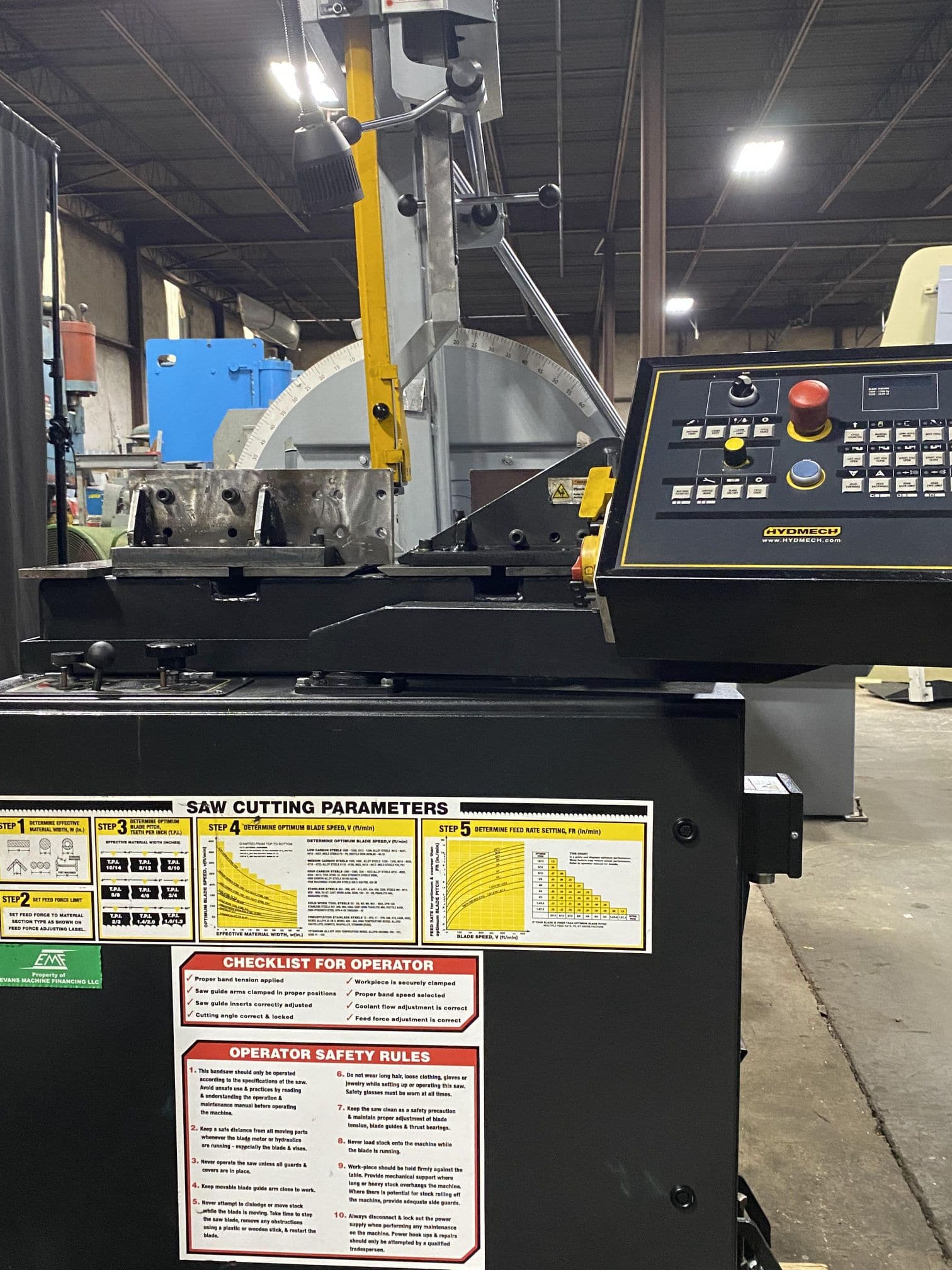 22" x 18" Hydmech VW-18 Vertical Bandsaw, 2020 - Image 8