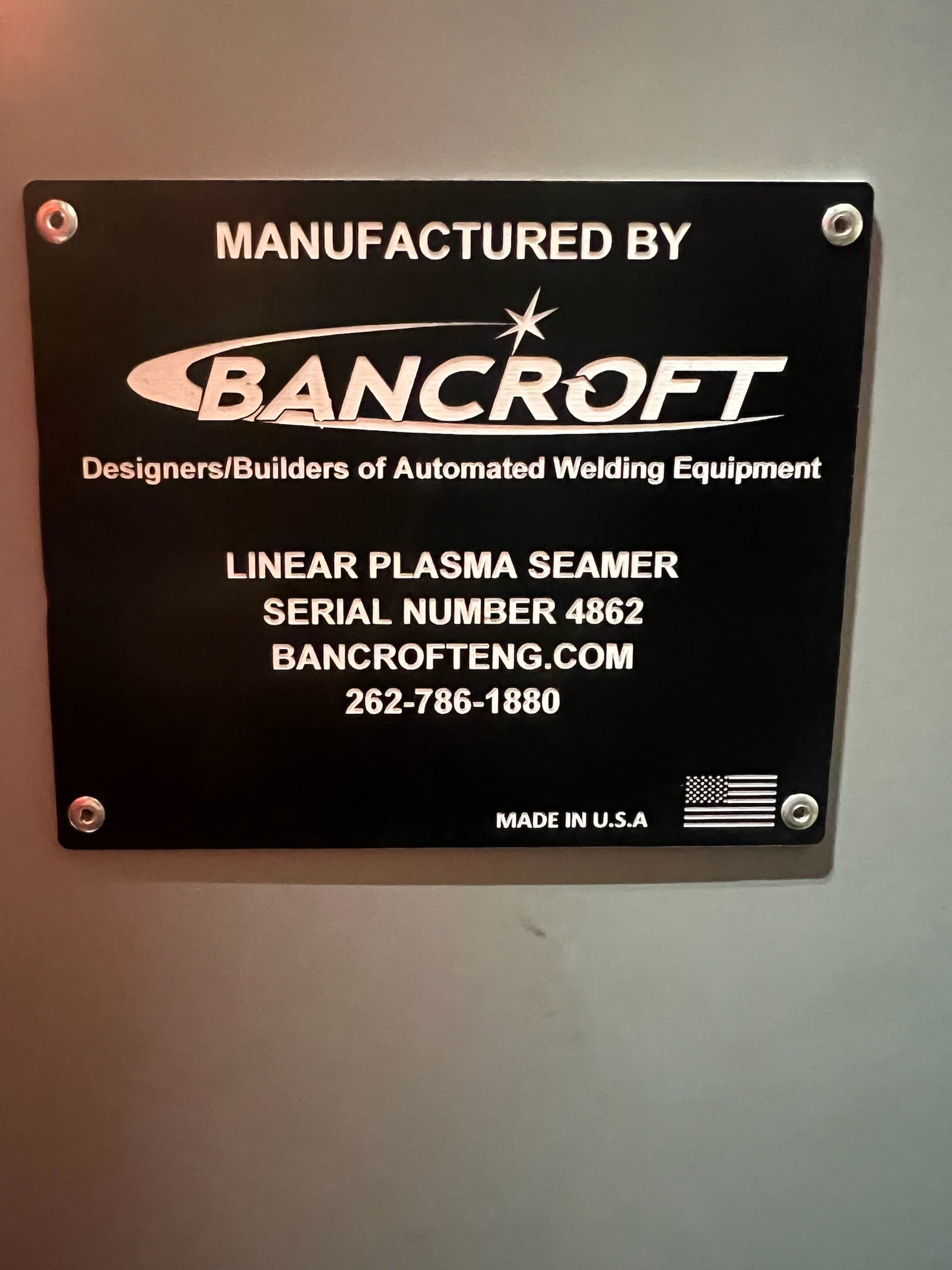 Bancroft linear plasma seamer Fab 2020 - Image 4