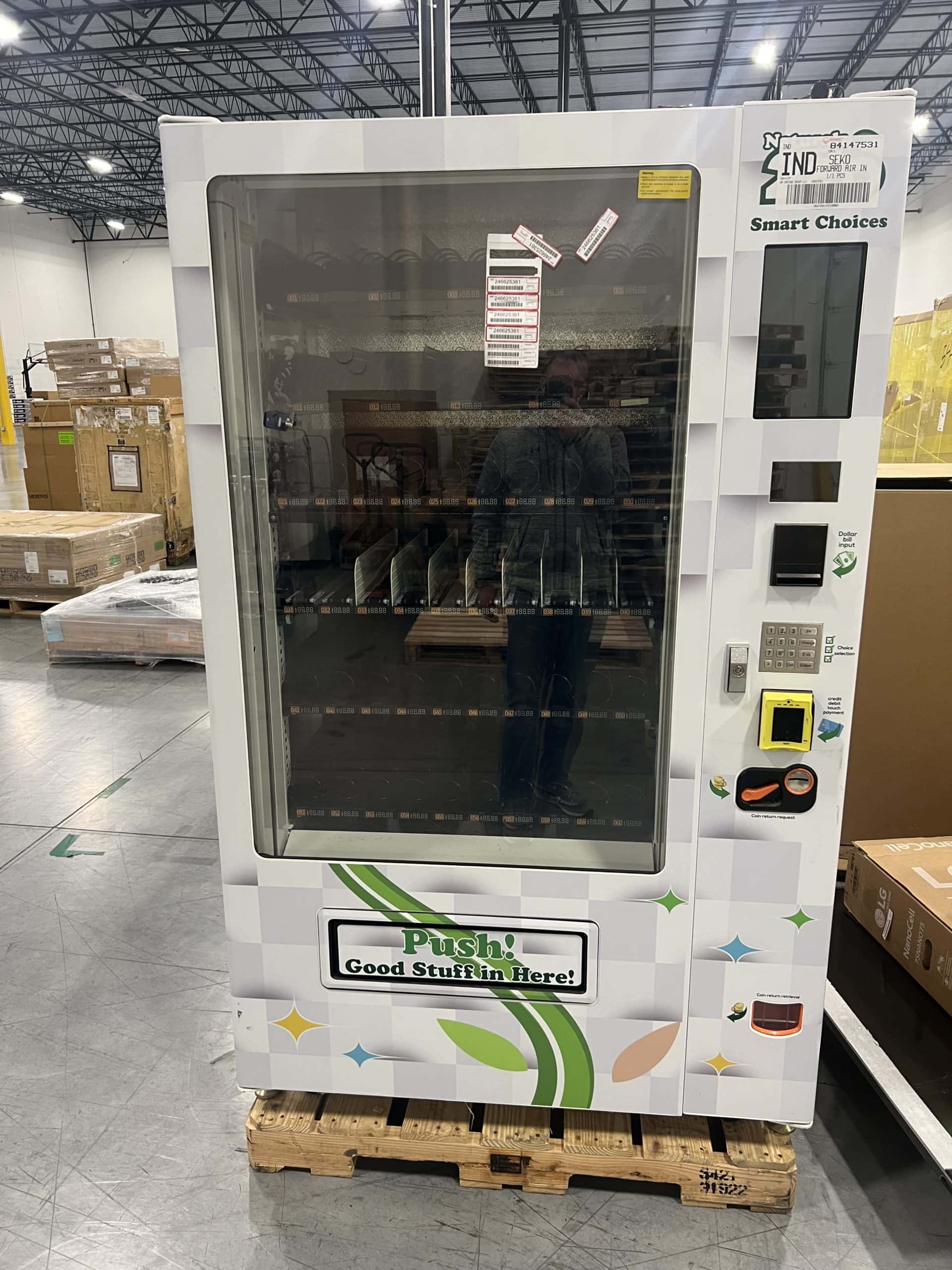 (2) VendTech Healthy Snack and Drink Vending Machines, 2019