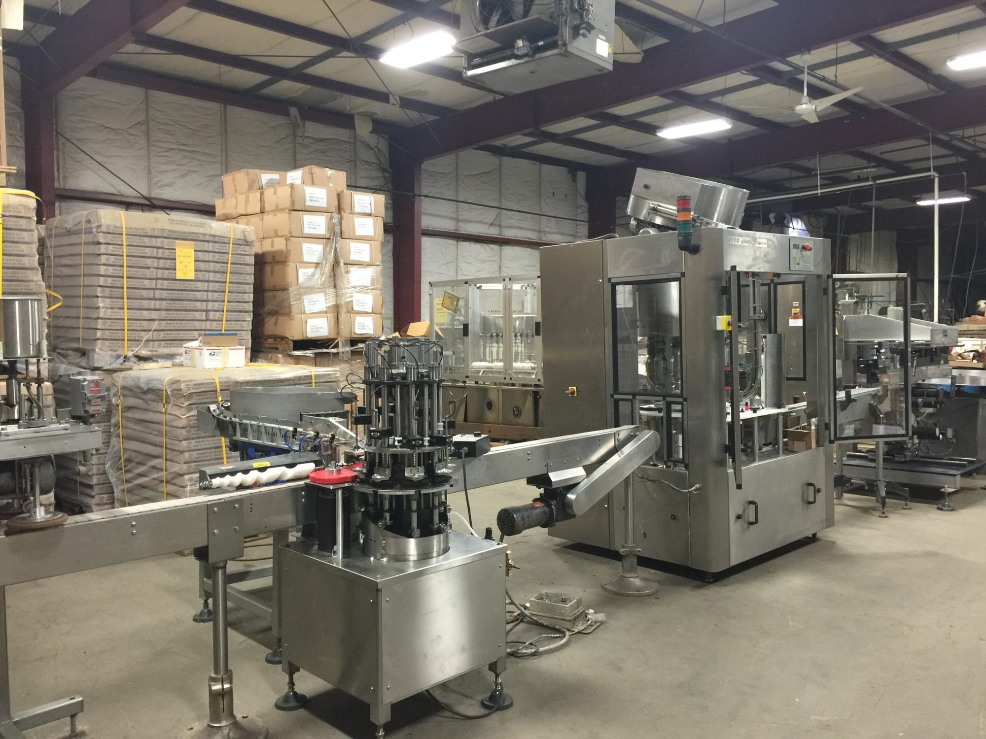 JG Machinery Nail Polishing Bottling Line, 2003