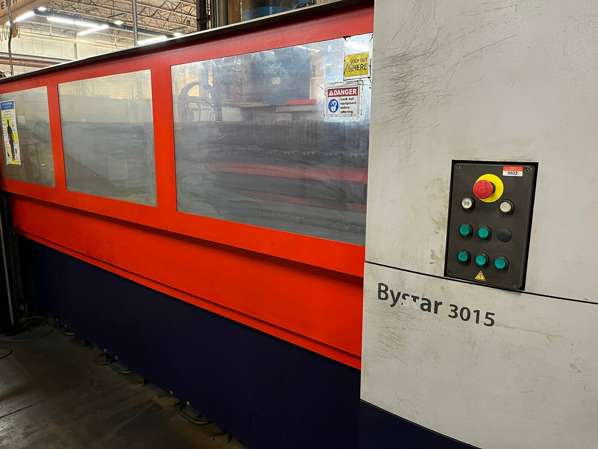 6000 Watt Bystronic Bystar 3015 CO2 Laser, 2013 - 5 x 10 Table, With Byloader Arm