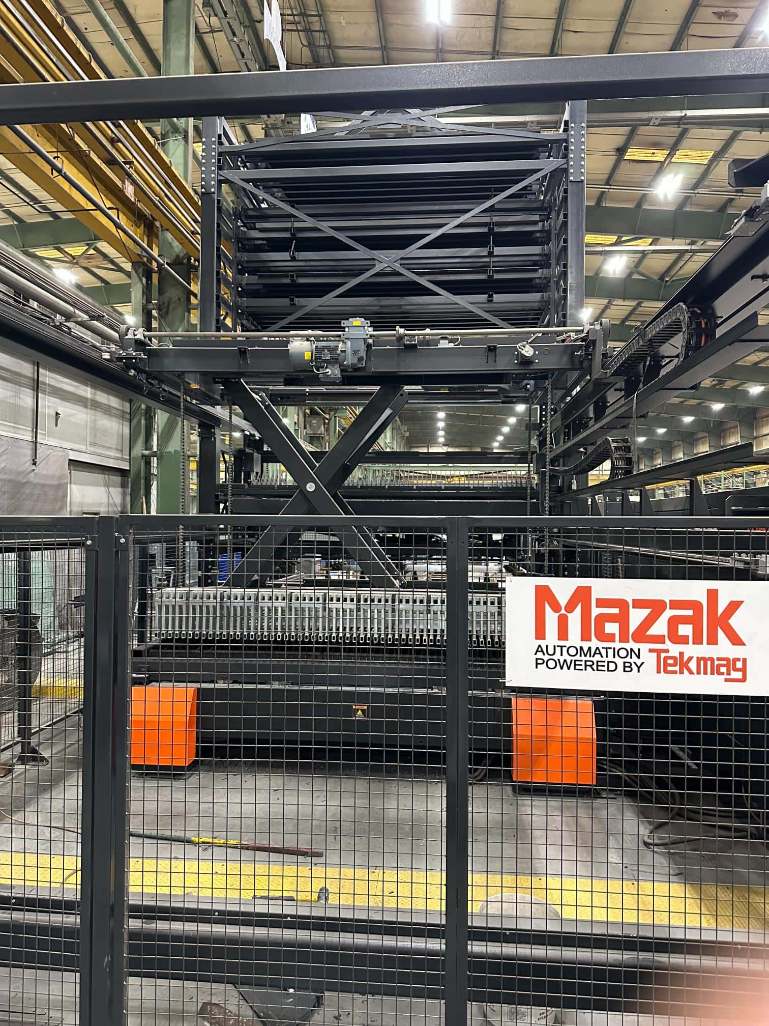 10K Mazak Optiplex 3015 Fiber Laser III, 2021 - 10 Shelf FMS Tower Automation System
