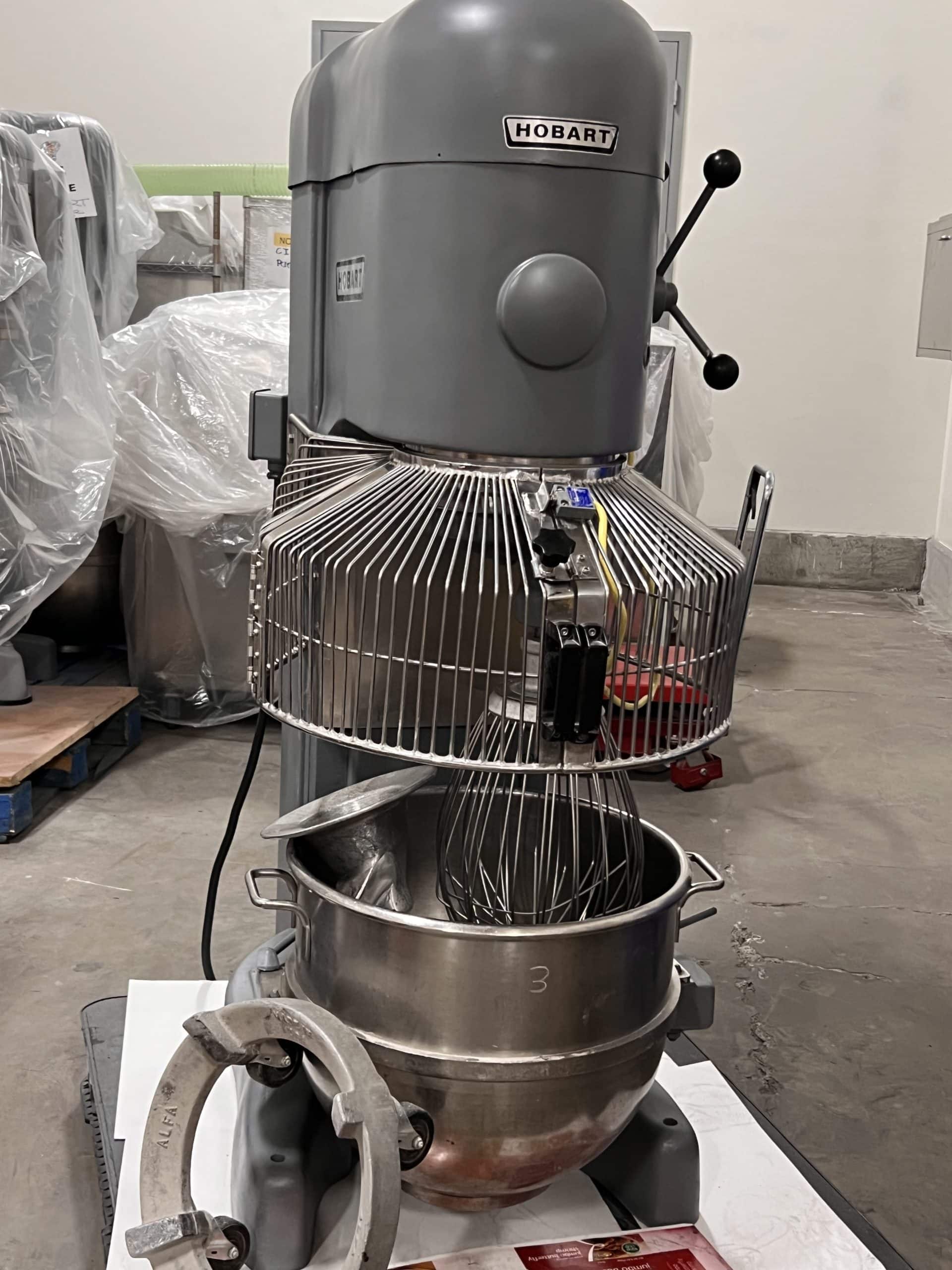 80 Quart Hobart M-802 Mixer, 2003 - Mixing Bowls, Mixing Hooks, and Whisks Included