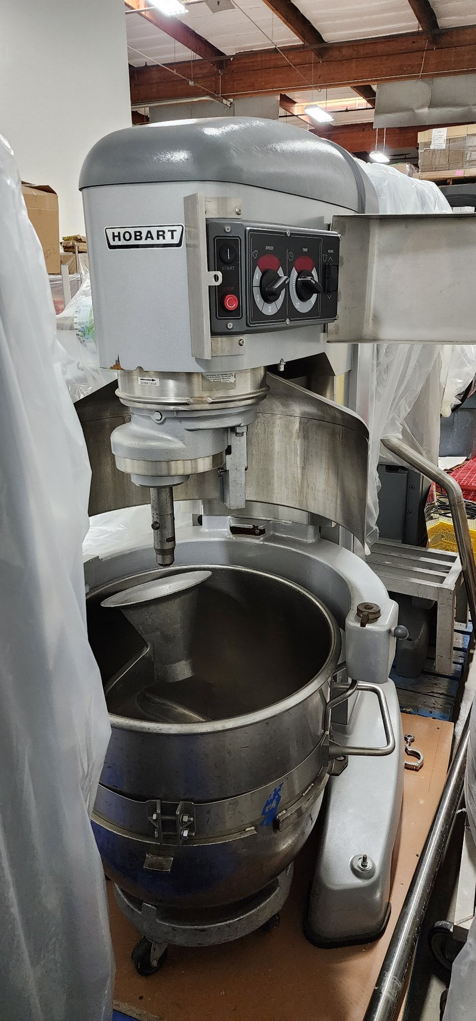 100 Quart Hobart HL-1400C-2STD Correctional Planetary Mixer, 2015 - Mixing Whisk Included - Image 2