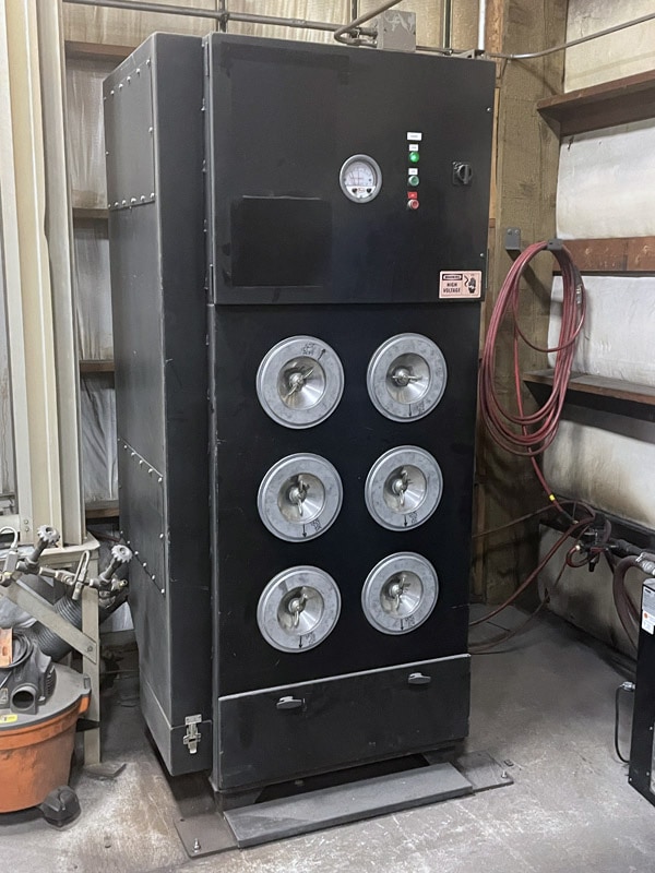 1500 Watt Amada Pulsar LC-2415XLA2 CO2 Laser, 1997- 5x10 Table, Dust Collector, Chiller - Image 3