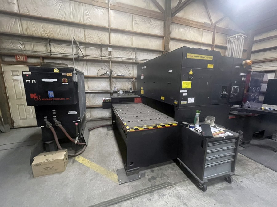 1500 Watt Amada Pulsar LC-2415XLA2 CO2 Laser, 1997- 5x10 Table, Dust Collector, Chiller - Image 4