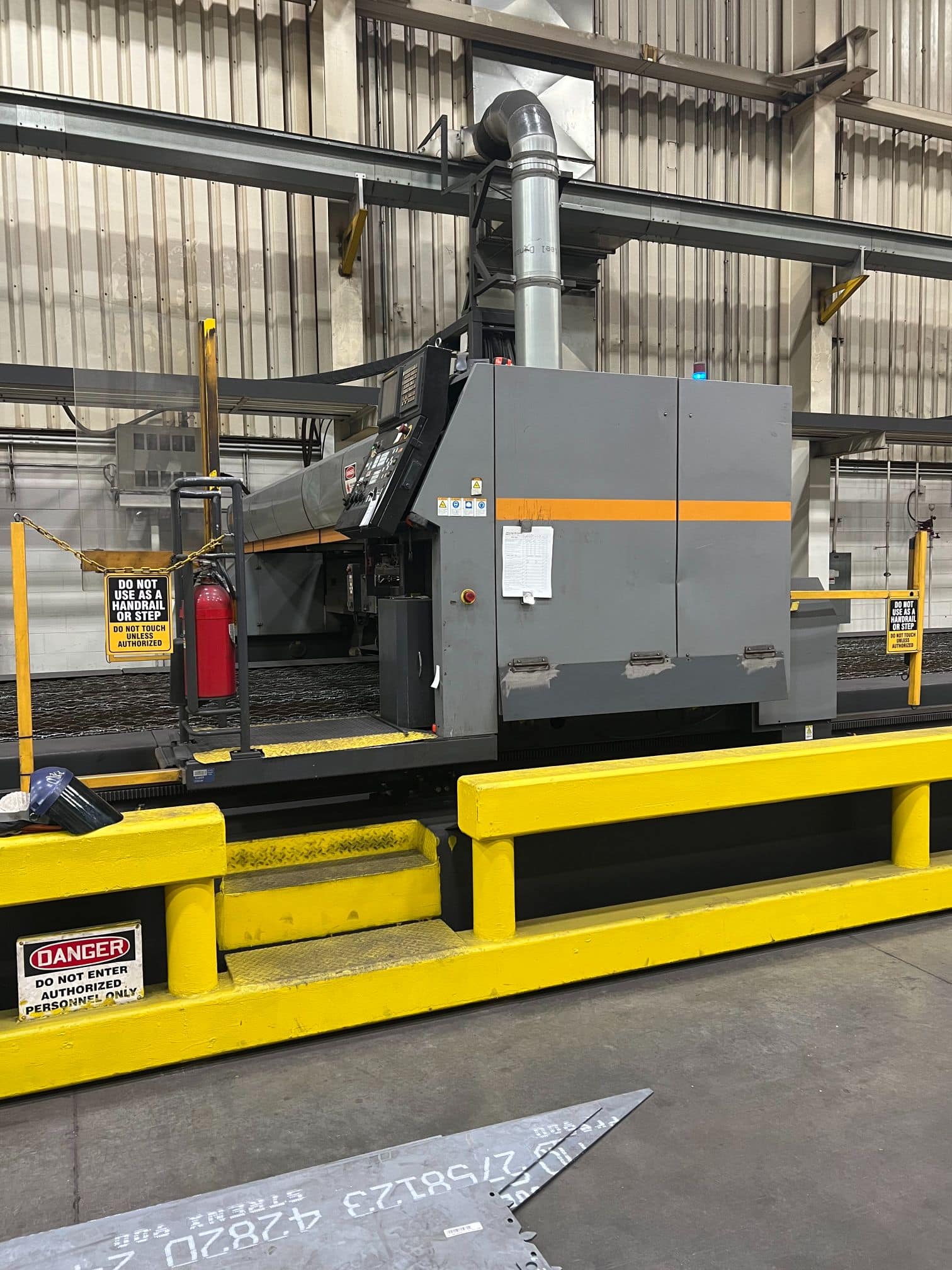 6000 Watt Tanaka LMX VII-TF6000 CO2 Laser, 2008 - 13' x 84' - Image 18