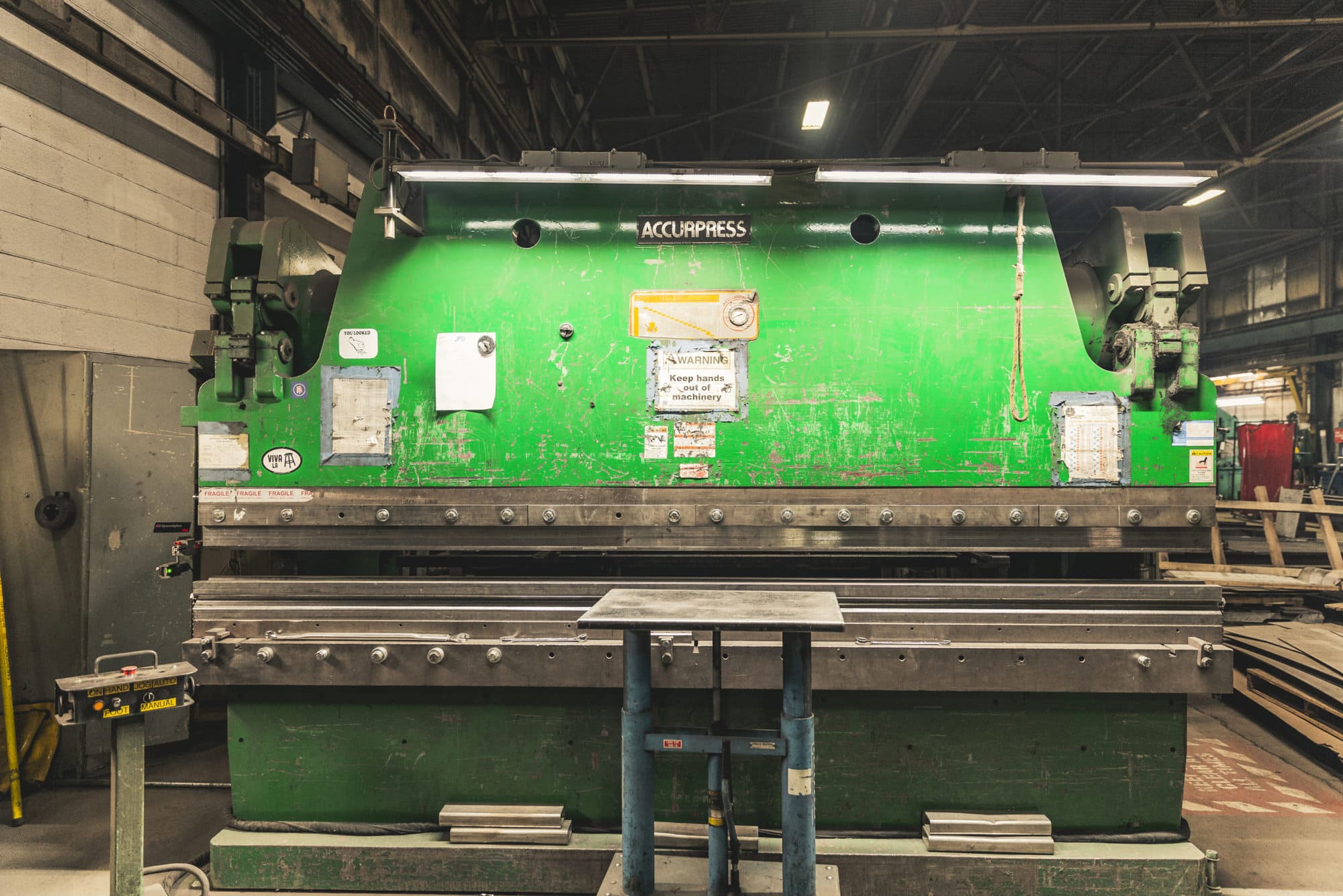250 Ton x 12' Accurpress 725012 Press Brake - 1992, Pre-Removal Price