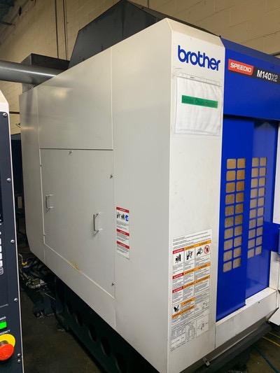 BROTHER SPEEDIO M140X2 VMC, 2018-16K RPM,5-Axis, Chip Conveyor,435 PSI High Pressure Pump, High Accuracy Machining - Image 4